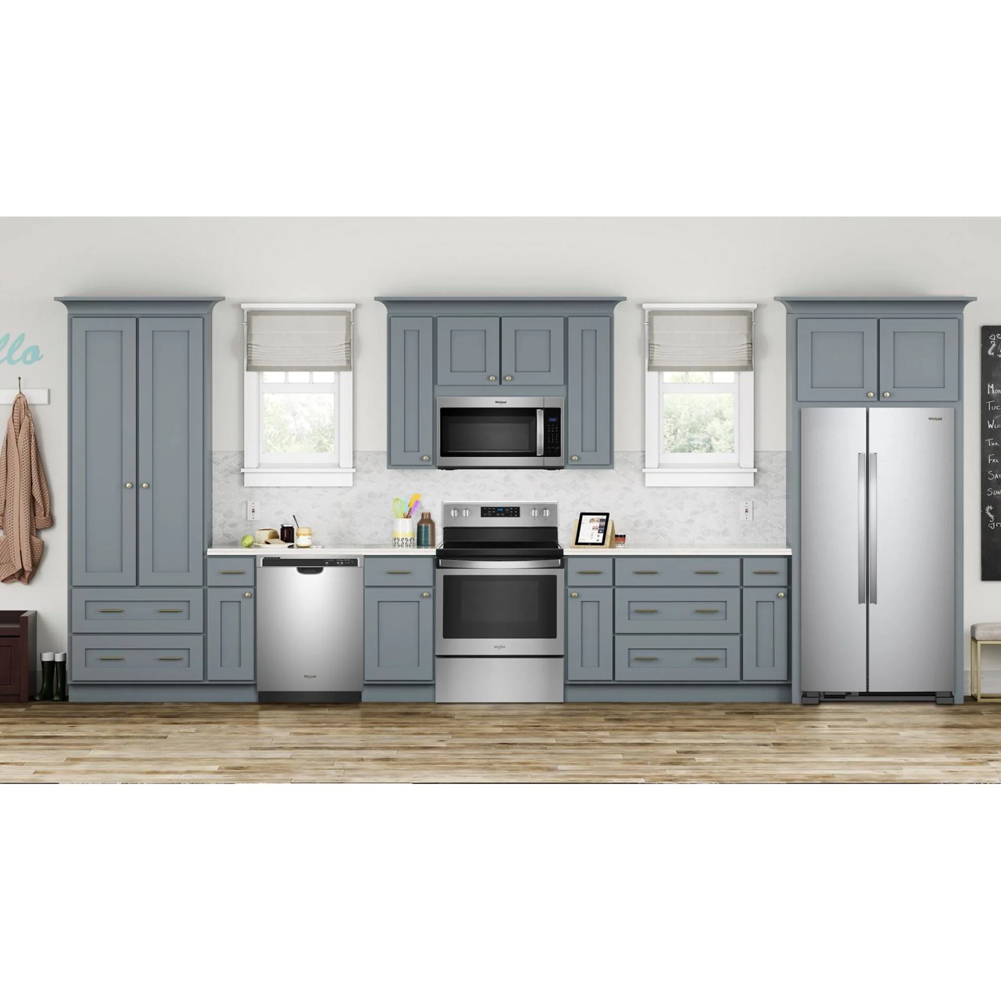 Whirlpool 33-inch Wide Side-by-Side Refrigerator - 22 cu. ft. -Monochromatic Stainless Steel (WRS312SNHM) - Image 22