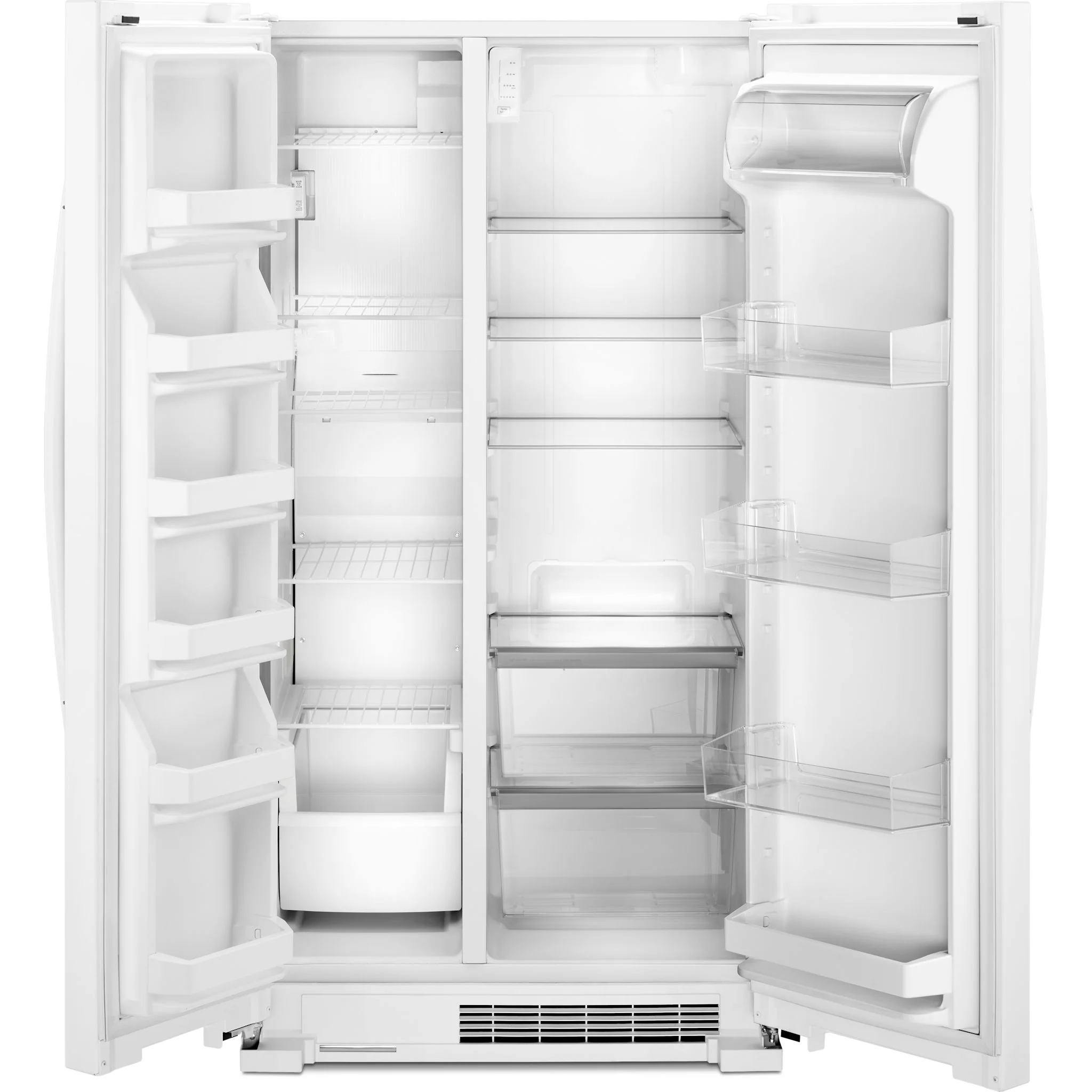 Whirlpool 36-inch Wide Side-by-Side Refrigerator - 25 cu. ft. -White (WRS315SNHW) - Image 3