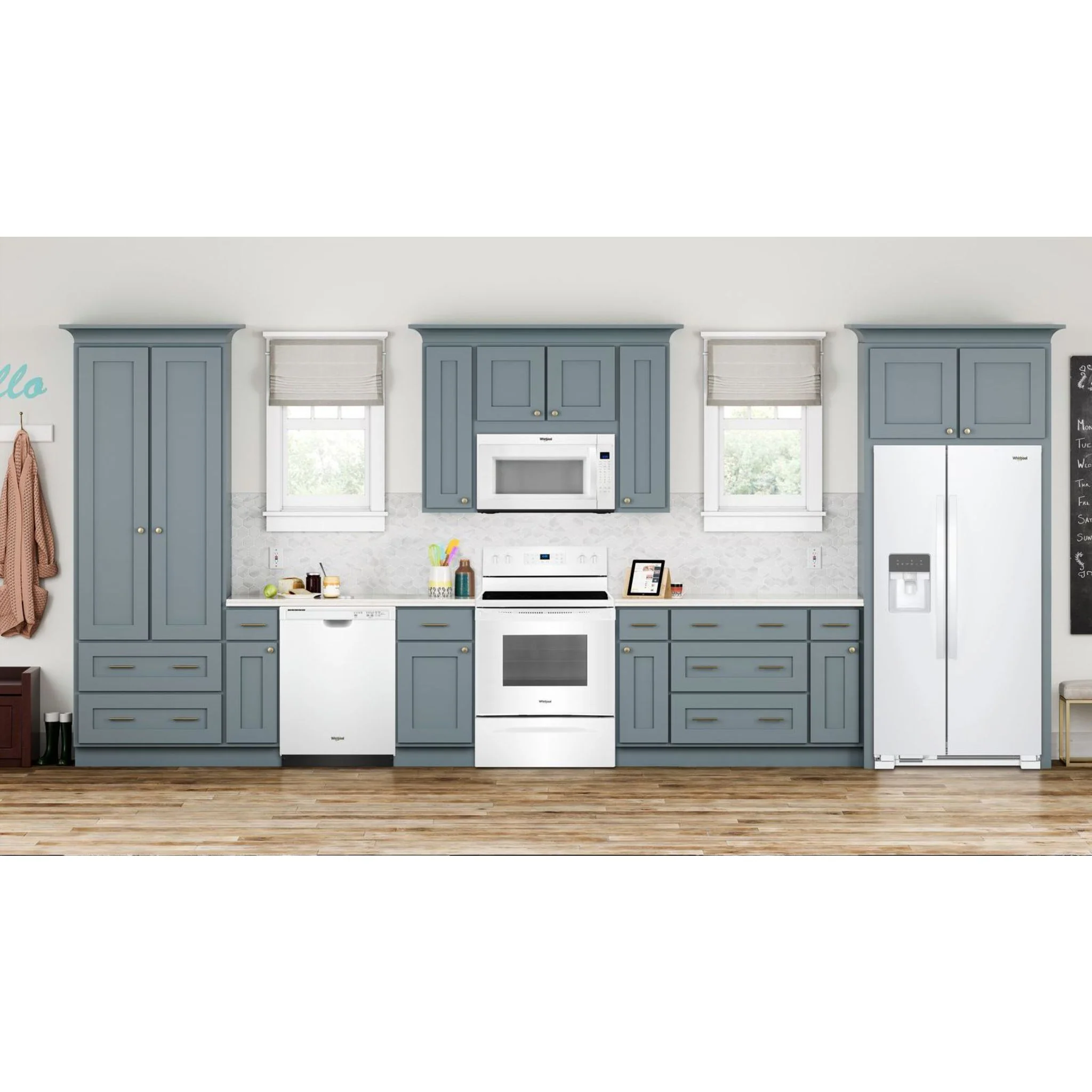 Whirlpool 36-inch Wide Side-by-Side Refrigerator - 25 cu. ft. -White (WRS315SNHW) - Image 5