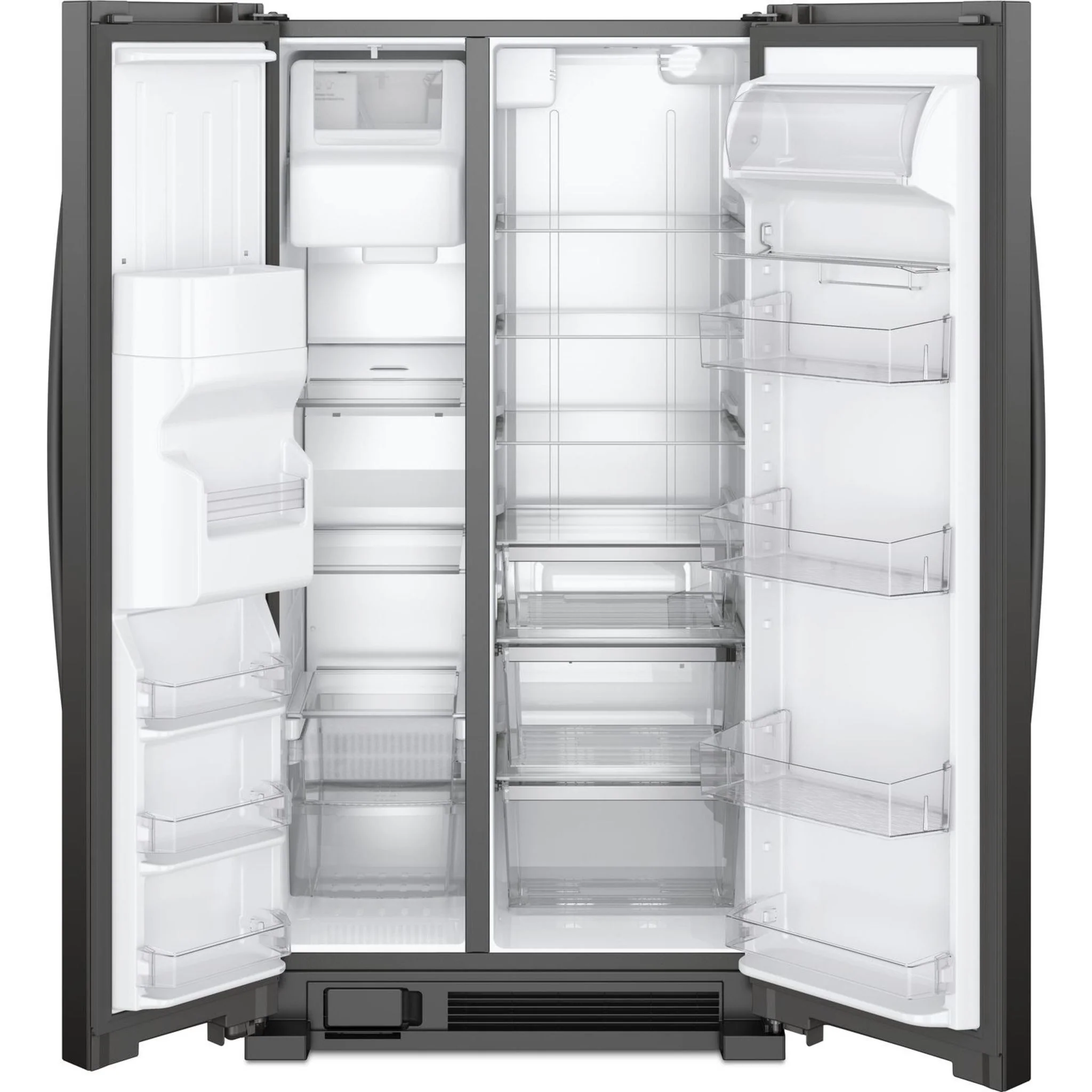 Whirlpool 33-inch Wide Side-by-Side Refrigerator - 21 cu. ft. -Black (WRS321SDHB) - Image 10