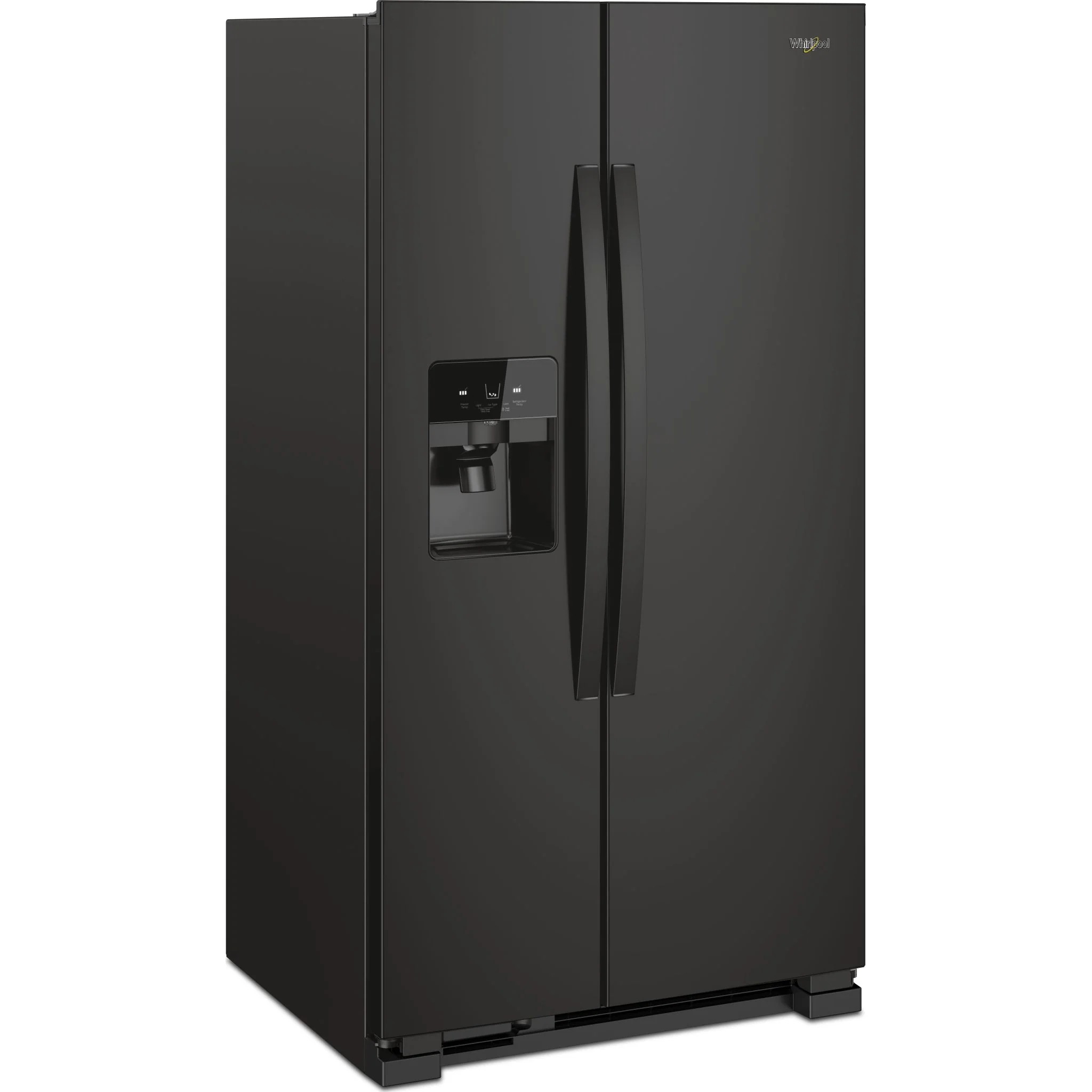 Whirlpool 33-inch Wide Side-by-Side Refrigerator - 21 cu. ft. -Black (WRS321SDHB) - Image 2