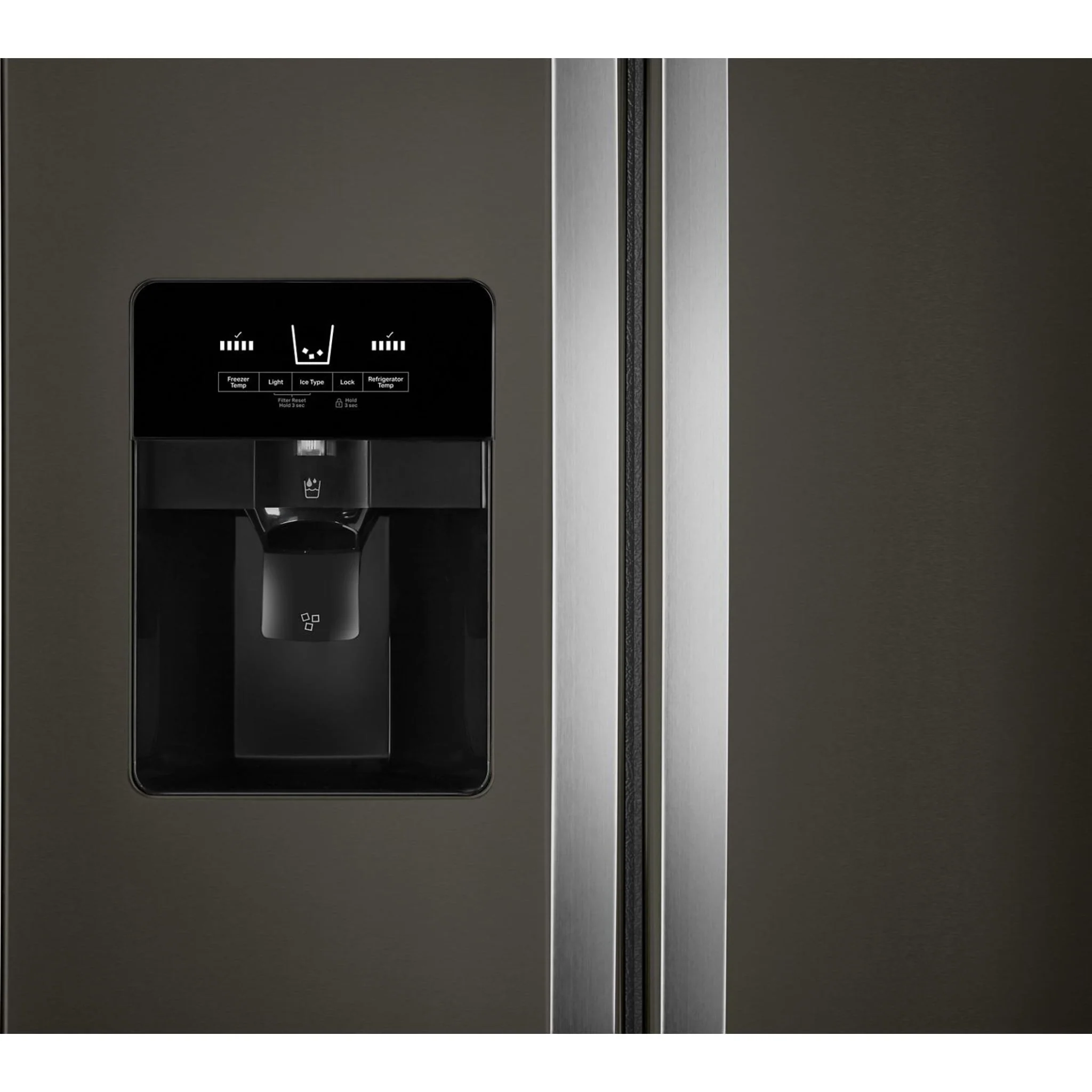 Whirlpool 33-inch Wide Side-by-Side Refrigerator - 21 cu. ft. -Black Stainless (WRS321SDHV) - Image 13