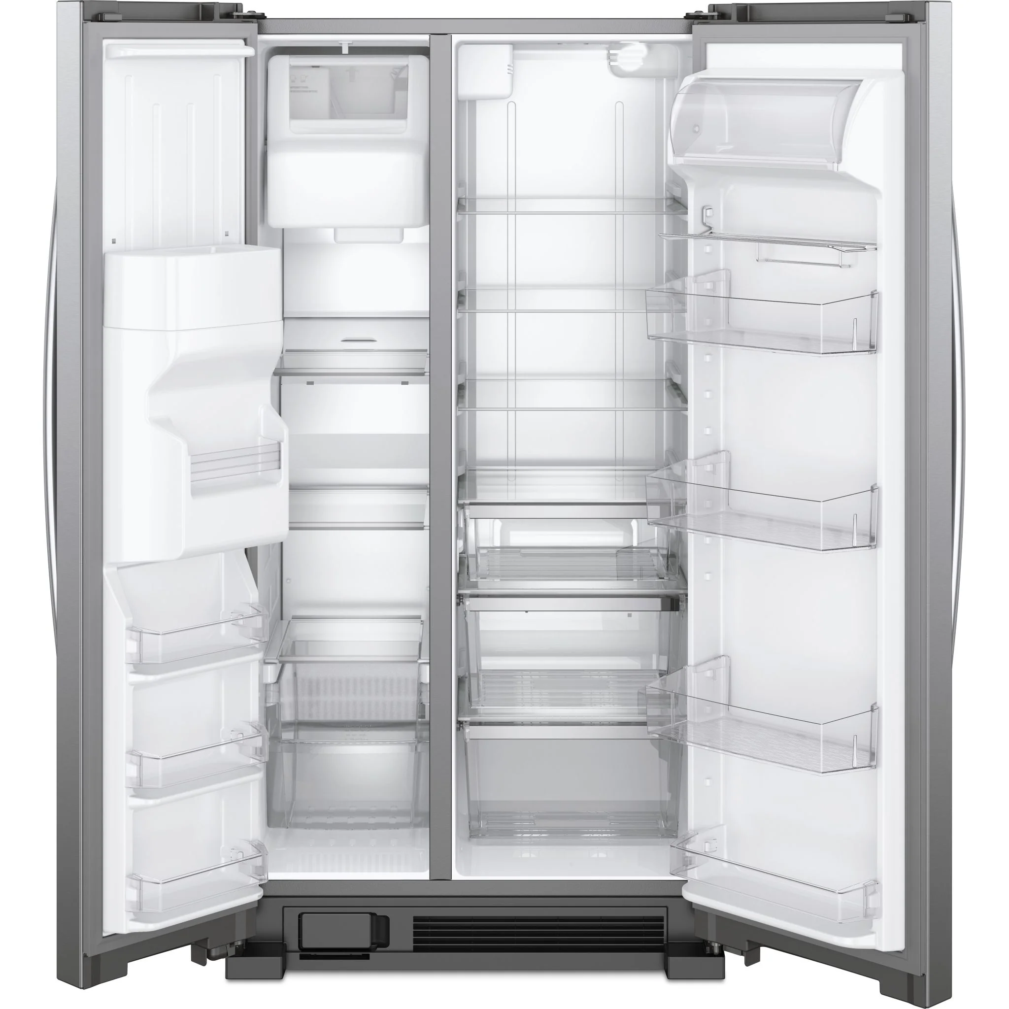 Whirlpool 33-inch Wide Side-by-Side Refrigerator - 21 cu. ft. -Fingerprint Resistant (WRS321SDHZ) - Image 2