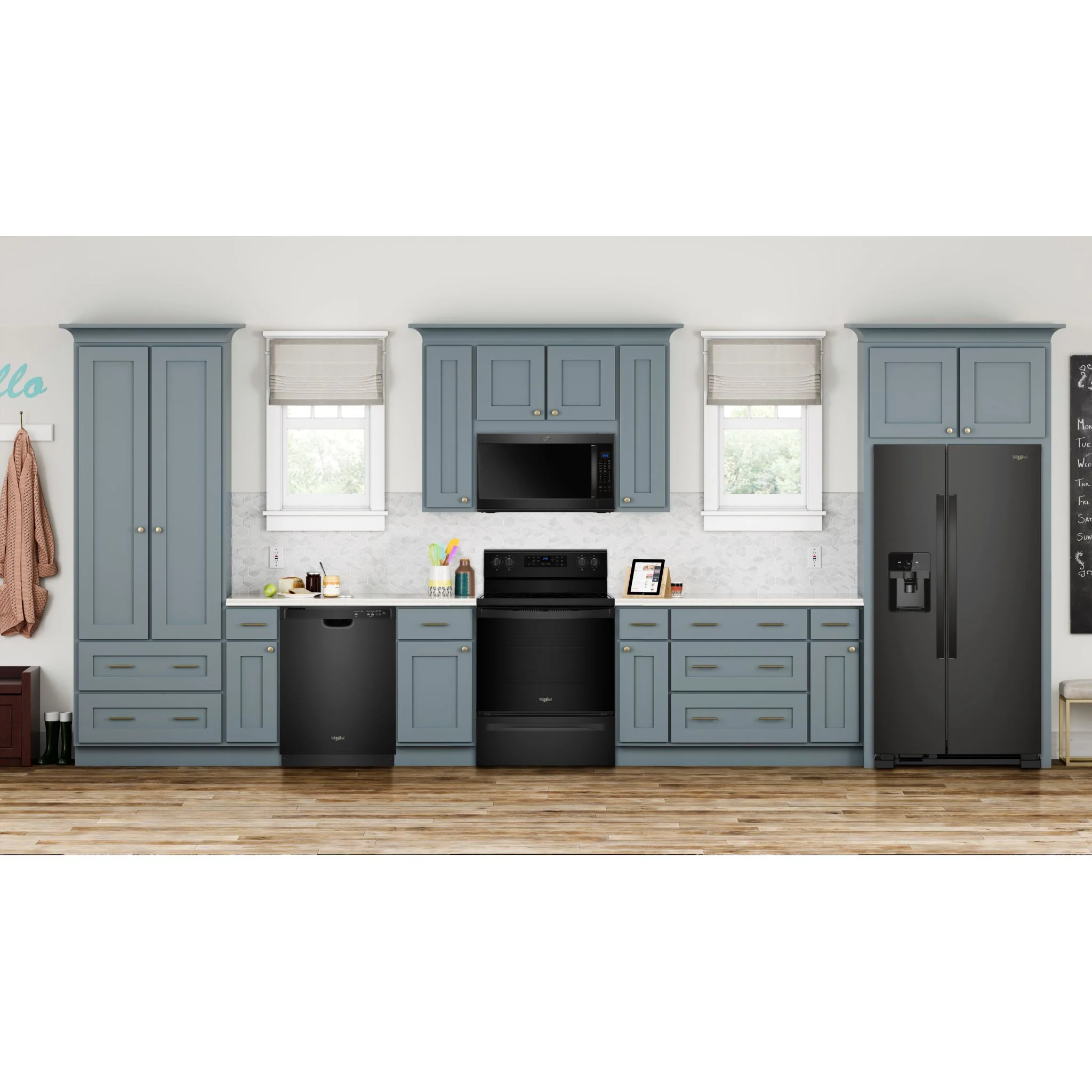 Whirlpool 36-inch Wide Side-by-Side Refrigerator - 25 cu. ft. -Black (WRS325SDHB) - Image 6
