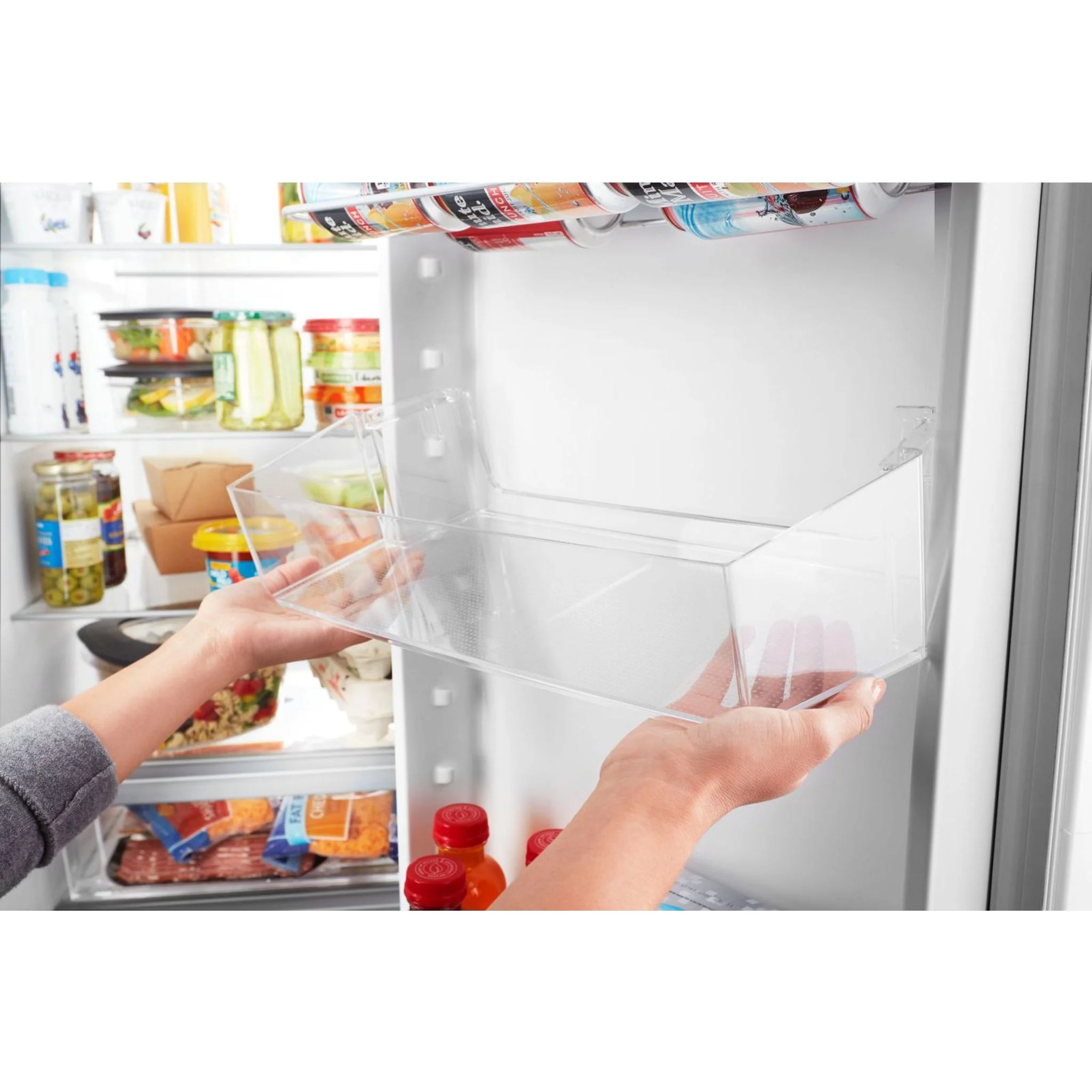 Whirlpool 36-inch Wide Side-by-Side Refrigerator - 25 cu. ft. -Black (WRS325SDHB) - Image 8