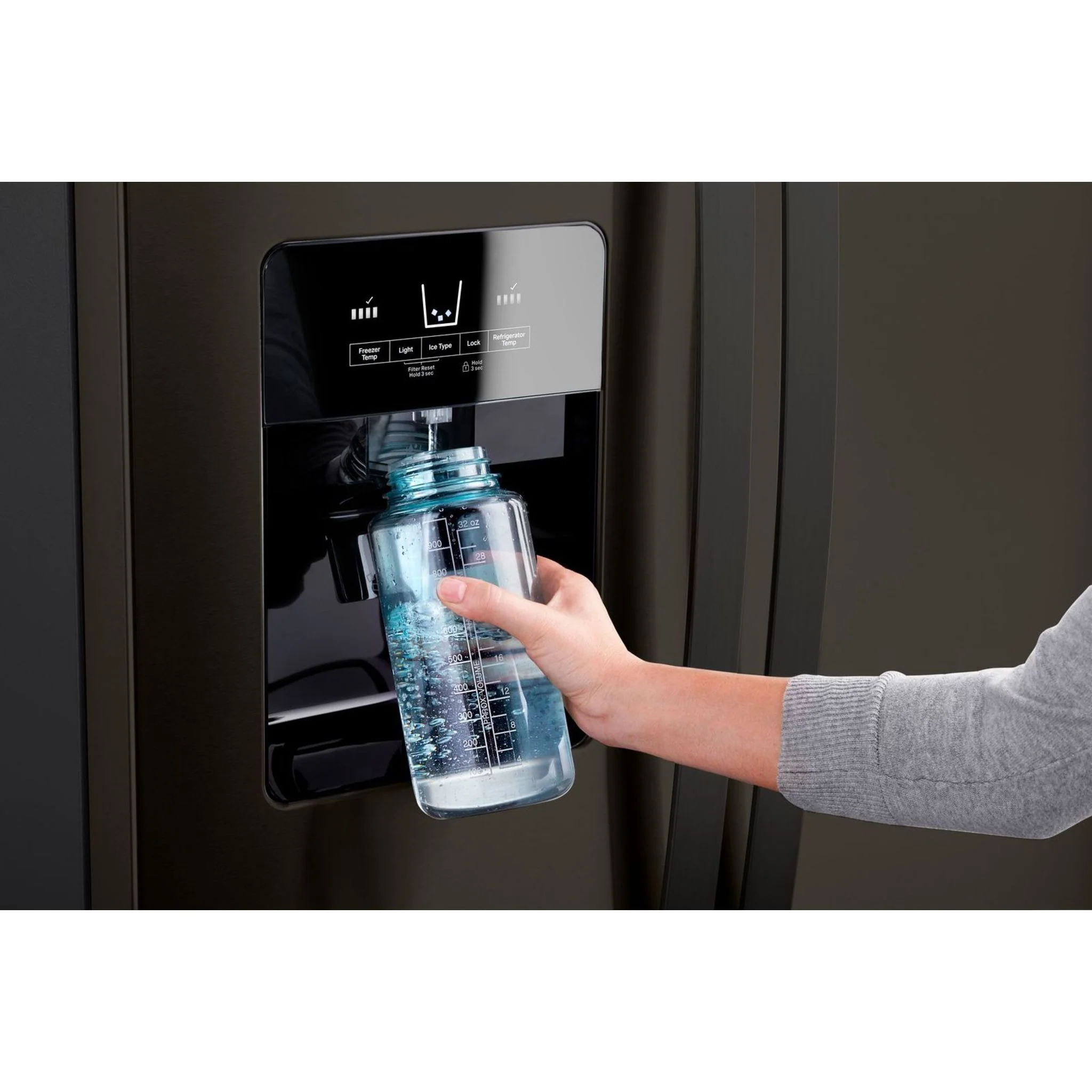 Whirlpool 36-inch Wide Side-by-Side Refrigerator - 25 cu. ft. -Black Stainless (WRS325SDHV) - Image 21