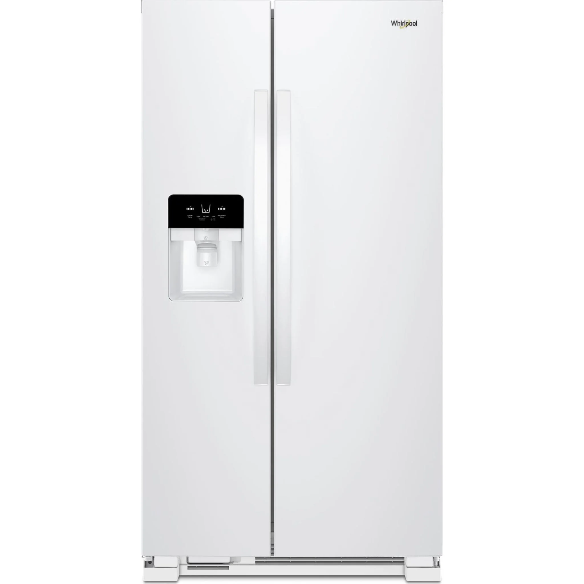 Whirlpool 36-inch Wide Side-by-Side Refrigerator - 25 cu. ft. -White (WRS325SDHW)
