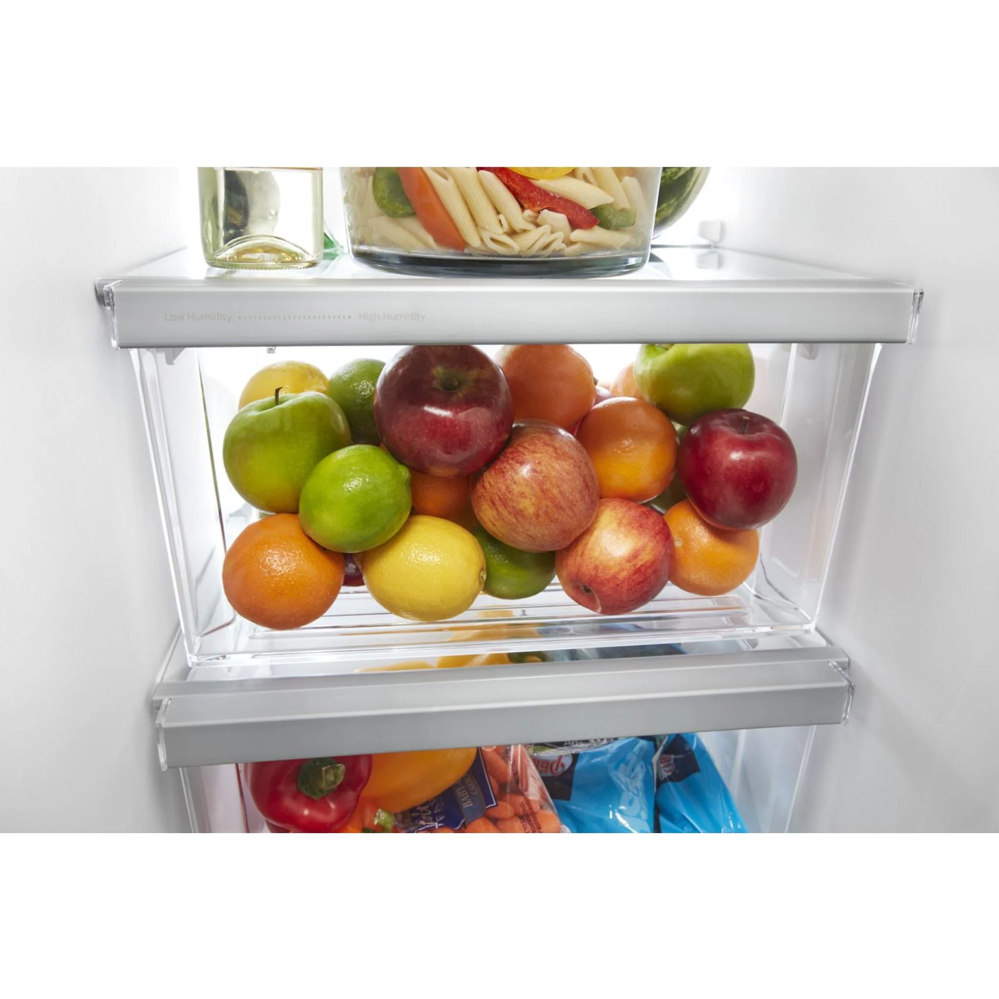 Whirlpool 33-inch Wide Side-by-Side Refrigerator - 21 cu. ft. -Monochromatic Stainless Steel (WRS331SDHM) - Image 33