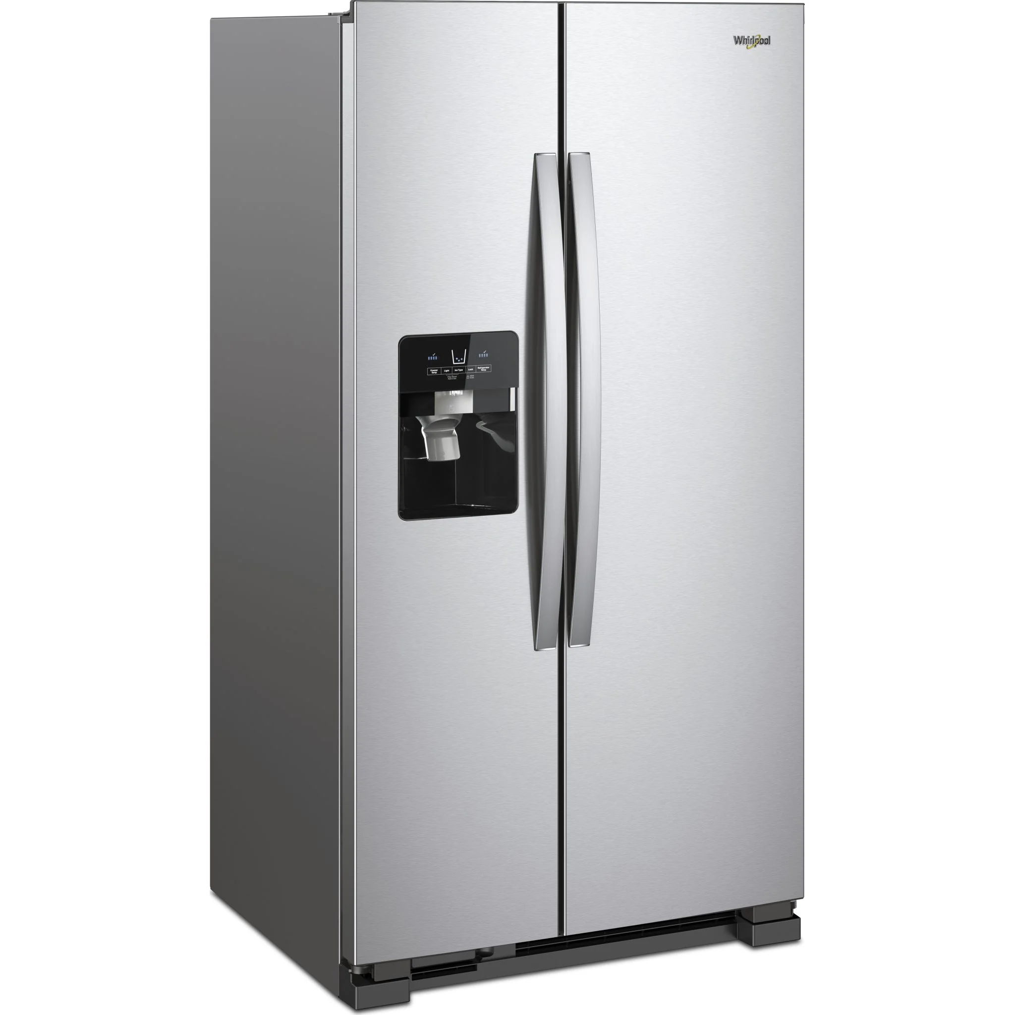 Whirlpool 33-inch Wide Side-by-Side Refrigerator - 21 cu. ft. -Monochromatic Stainless Steel (WRS331SDHM) - Image 5
