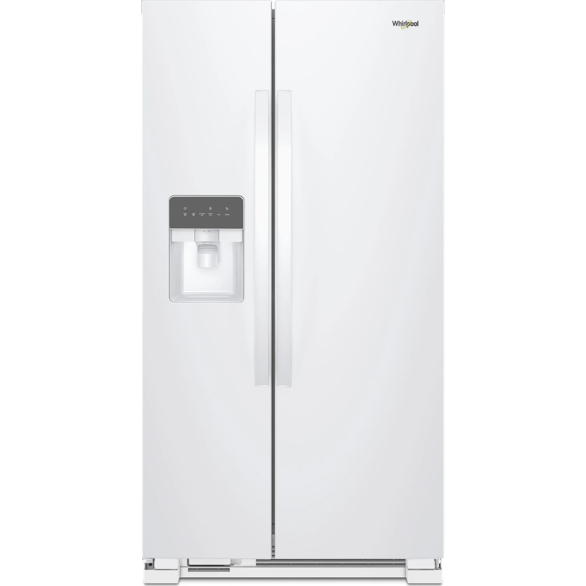 Whirlpool 33-inch Wide Side-by-Side Refrigerator - 21 cu. ft. -White (WRS331SDHW)