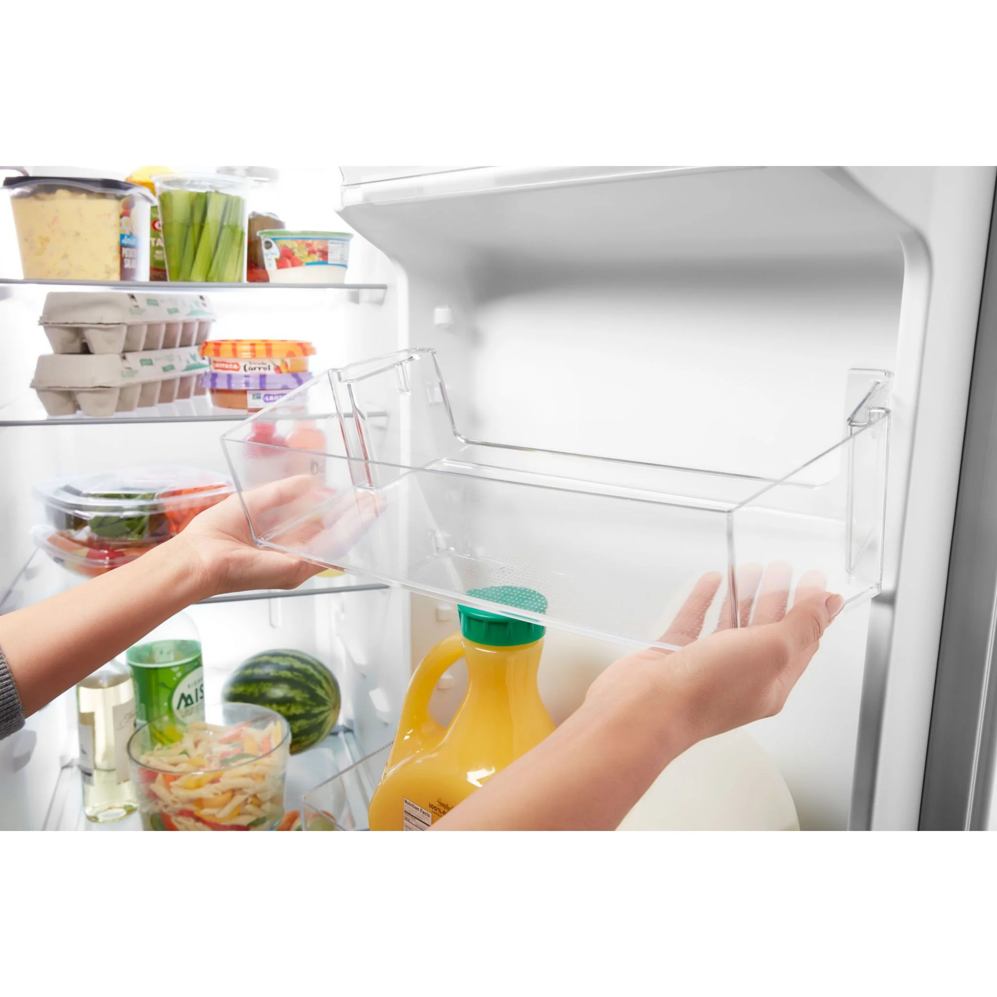 Whirlpool 36-inch Wide Side-by-Side Refrigerator - 25 cu. ft. -White (WRS335SDHW) - Image 11