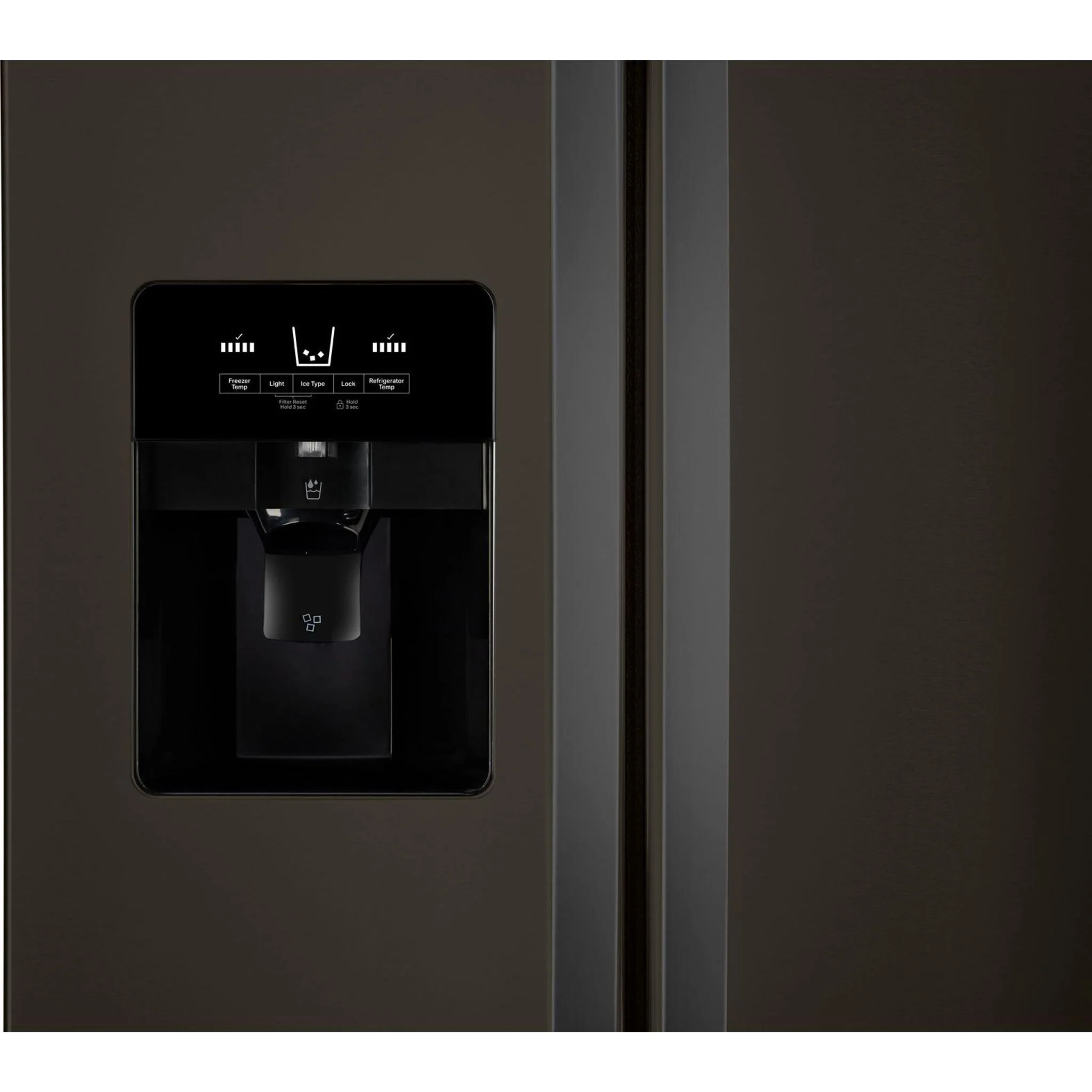 Whirlpool 36-inch Wide Side-by-Side Refrigerator - 25 cu. ft. -Black Stainless (WRS555SIHV) - Image 17