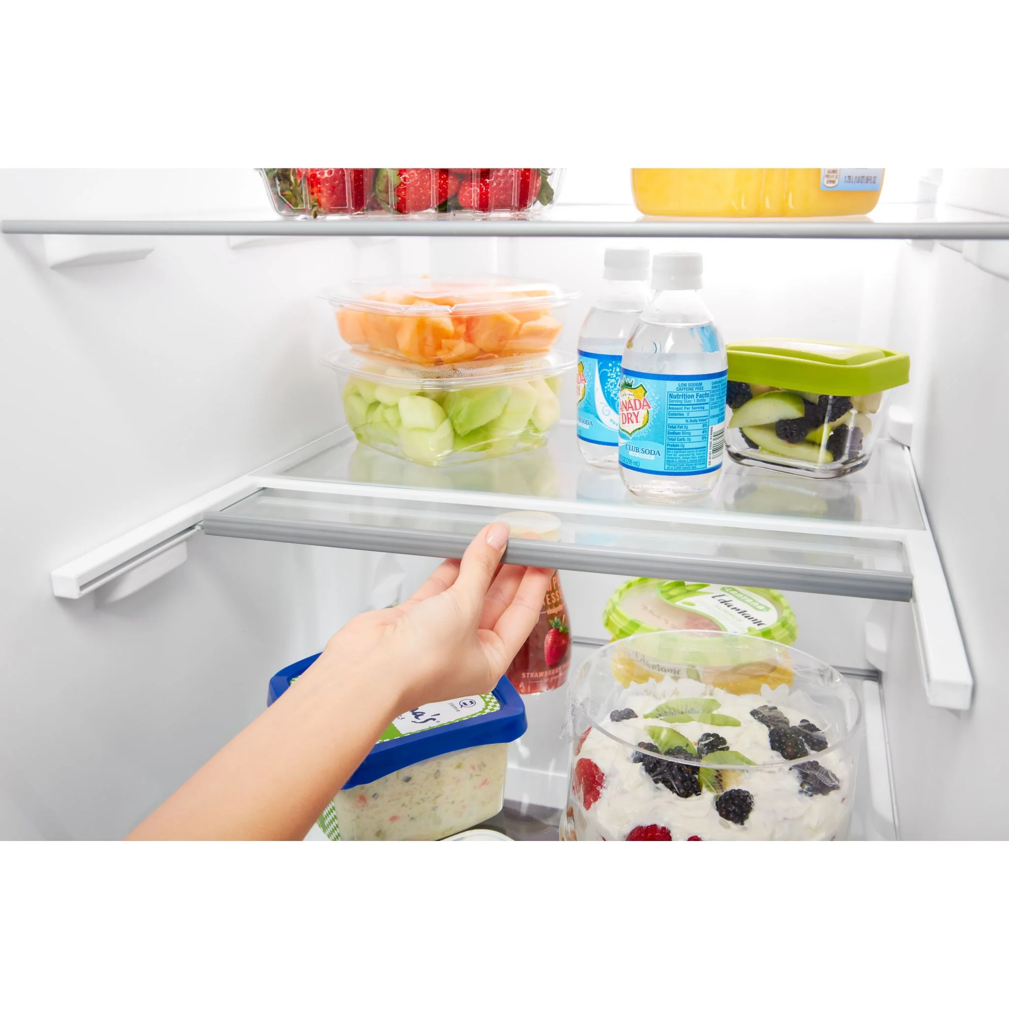 Whirlpool 36-inch Wide Side-by-Side Refrigerator - 25 cu. ft. -Black Stainless (WRS555SIHV) - Image 5