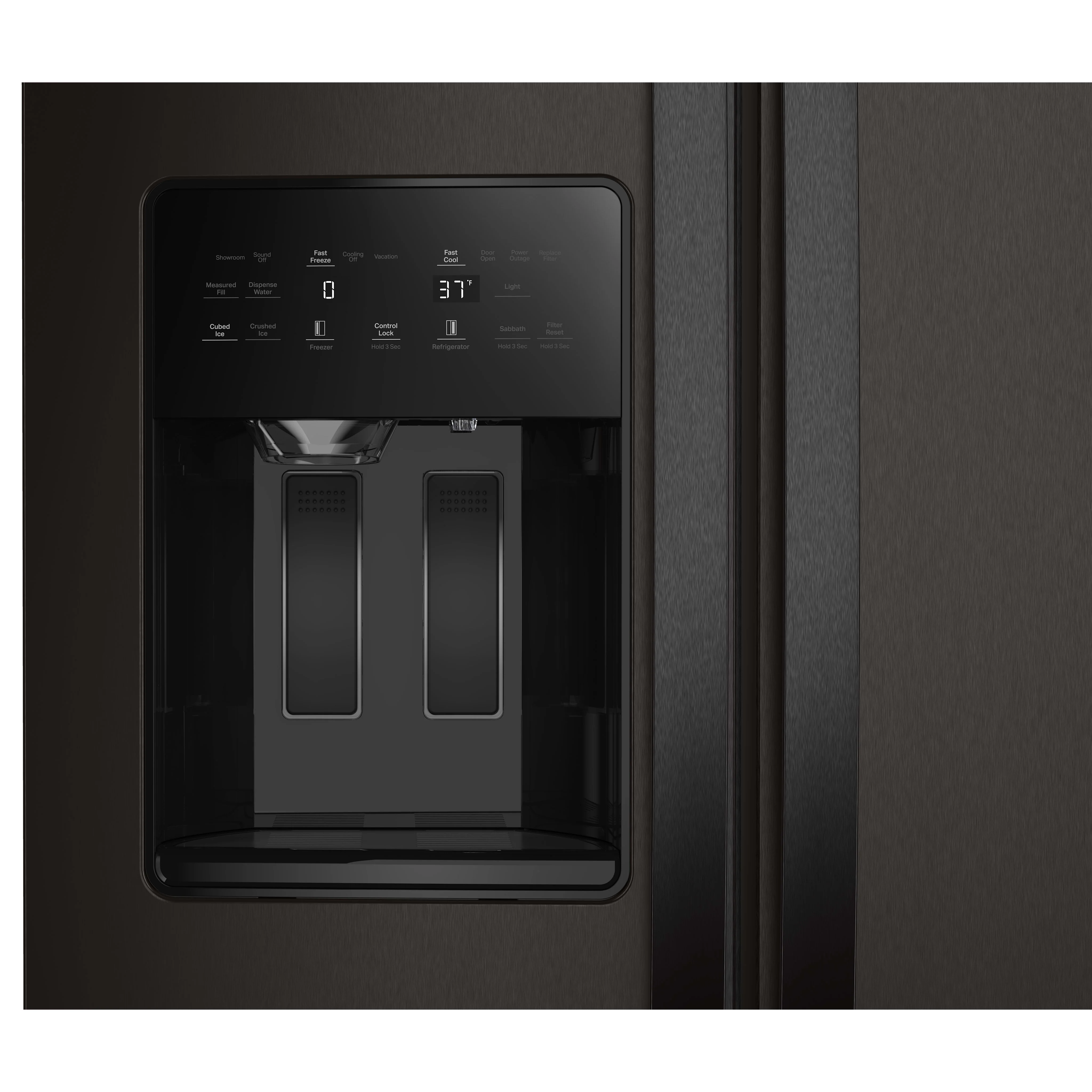 Whirlpool 36-inch Counter Depth Side-by-Side Refrigerator with TruCoolSystem -Black Stainless Finish (WRSC5536RV) - Image 4