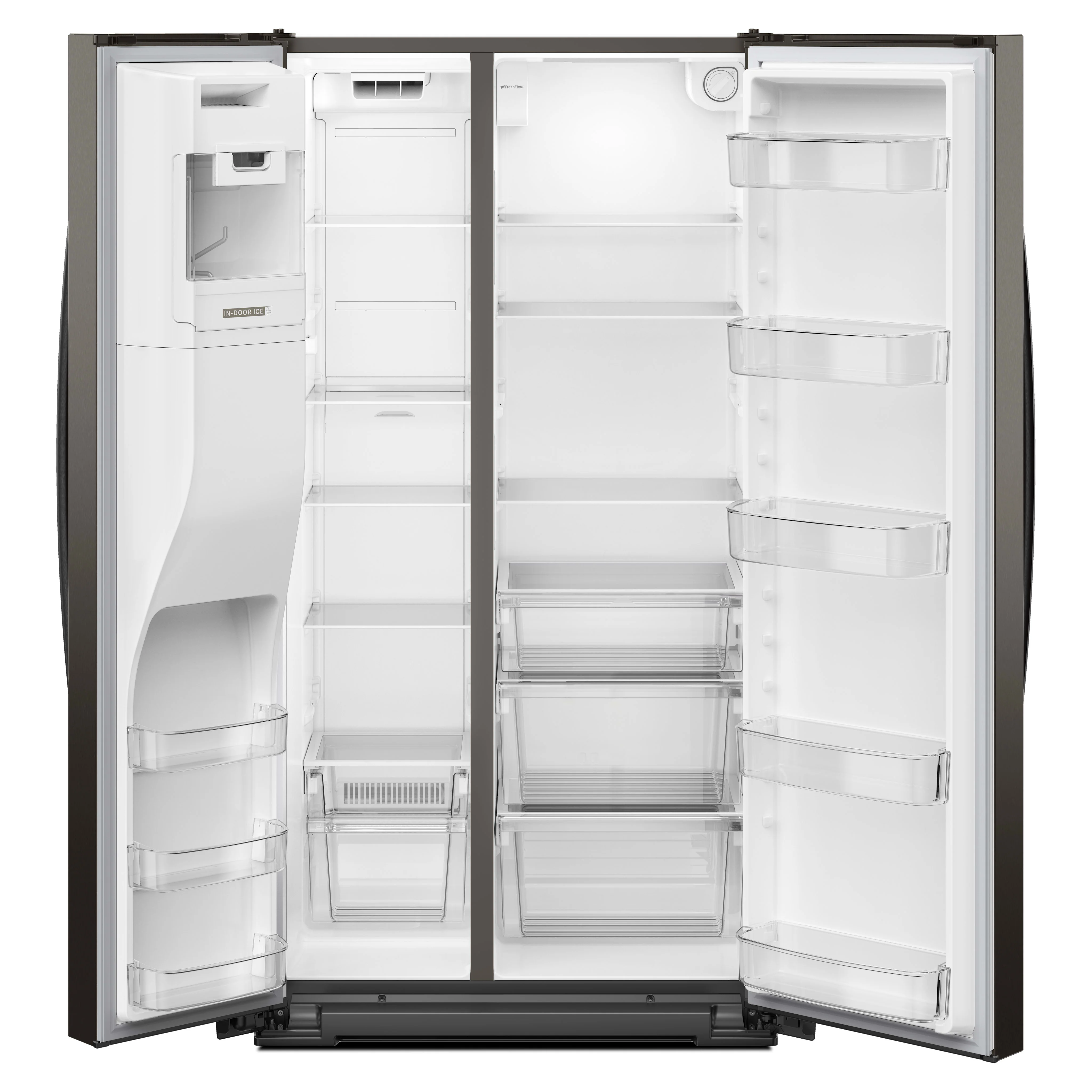 Whirlpool 36-inch Counter Depth Side-by-Side Refrigerator with TruCoolSystem -Black Stainless Finish (WRSC5536RV) - Image 6