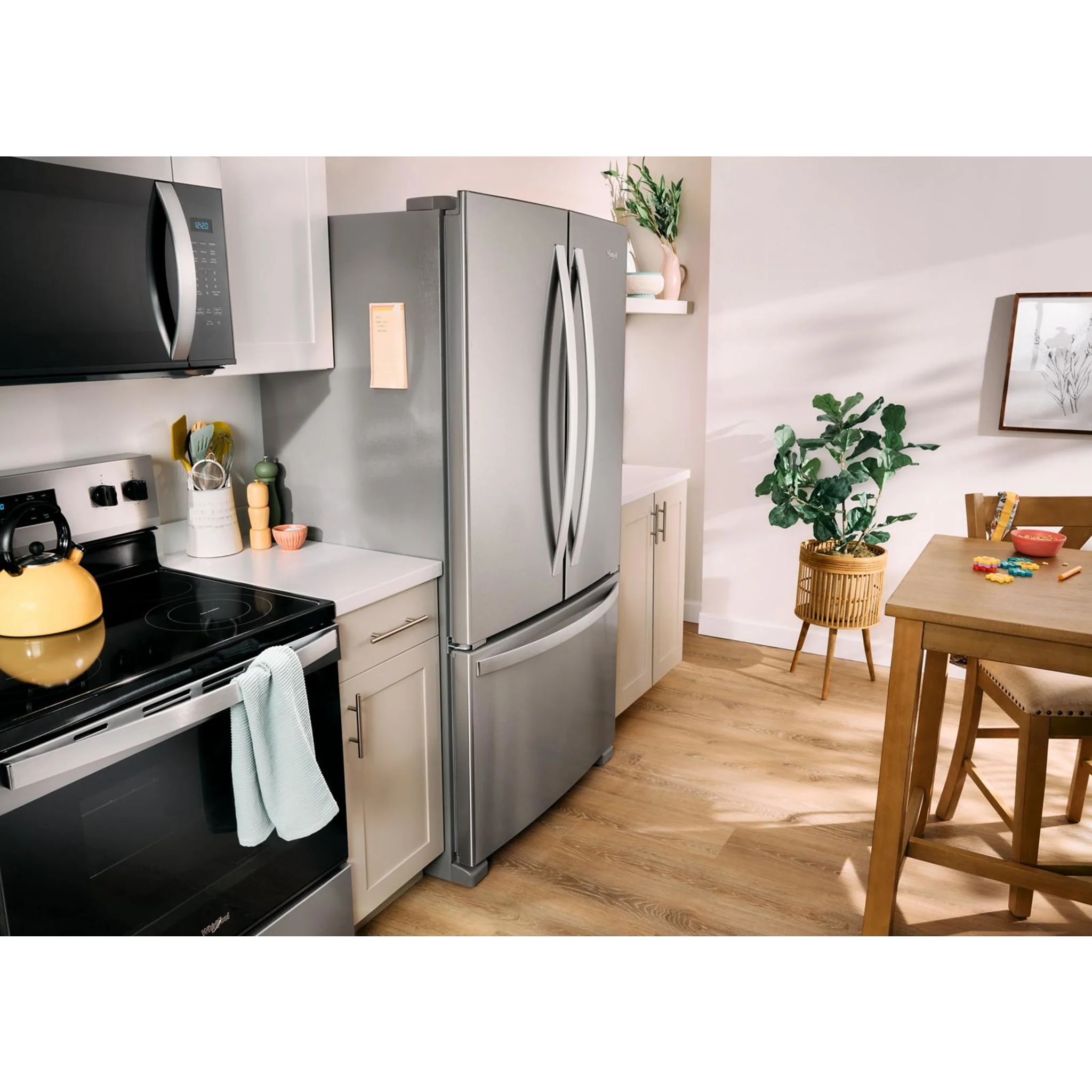 Whirlpool 36-inch Counter Depth Side-by-Side Refrigerator with TruCoolSystem -White (WRSC5536RW) - Image 5