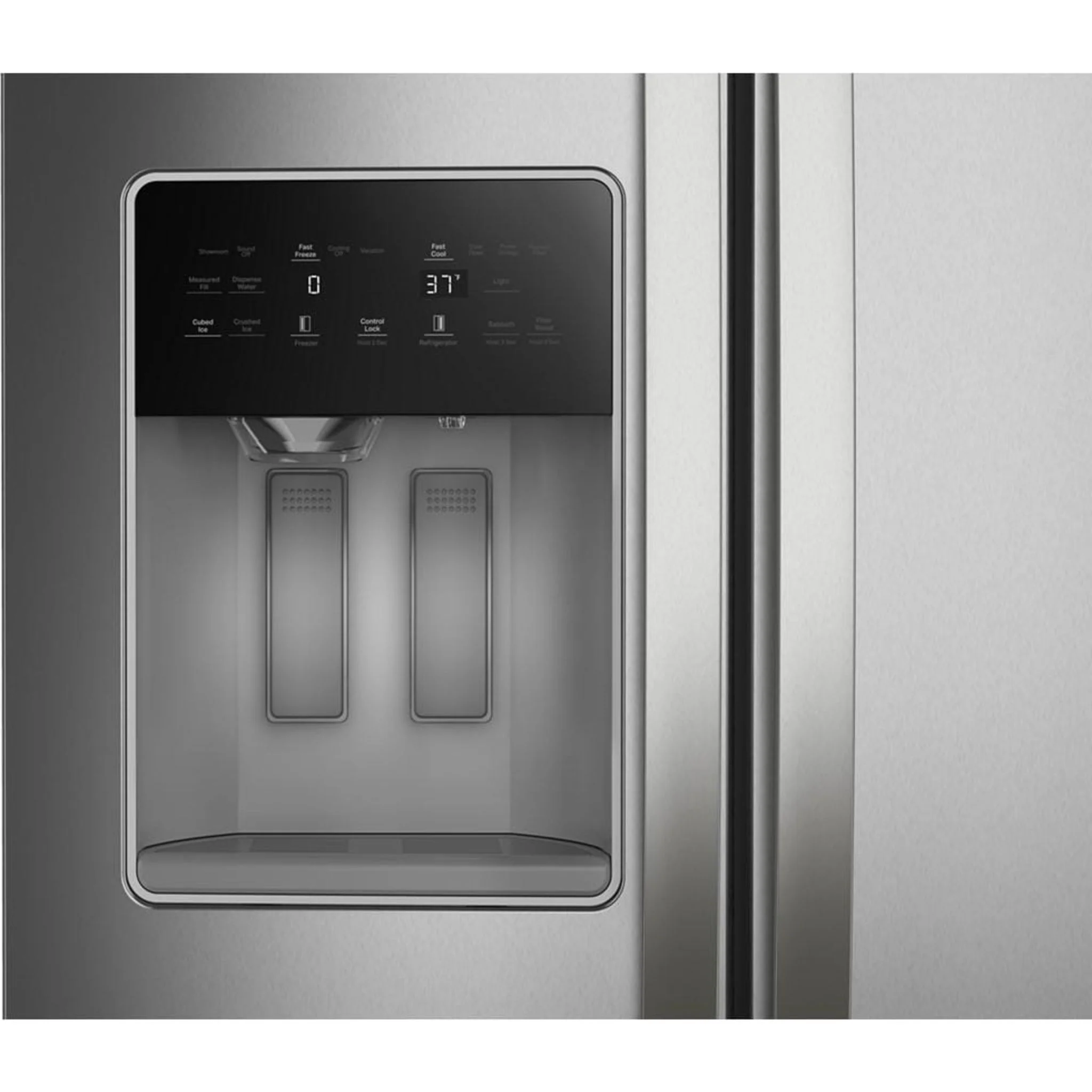 Whirlpool 36-inch Counter Depth Side-by-Side Refrigerator with TruCoolSystem -Fingerprint Resistant Stainless Steel (WRSC5536RZ) - Image 2