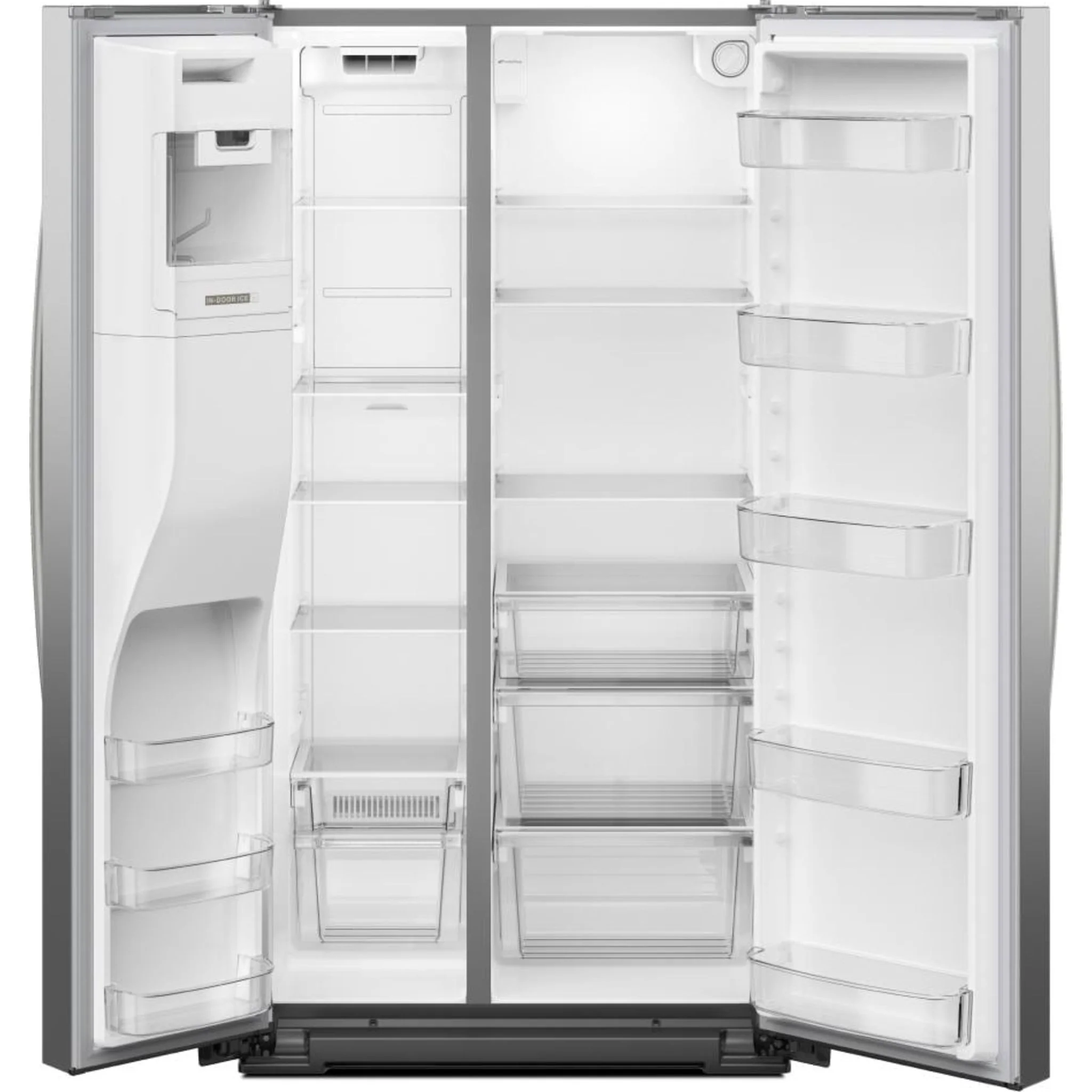 Whirlpool 36-inch Counter Depth Side-by-Side Refrigerator with TruCoolSystem -Fingerprint Resistant Stainless Steel (WRSC5536RZ) - Image 3