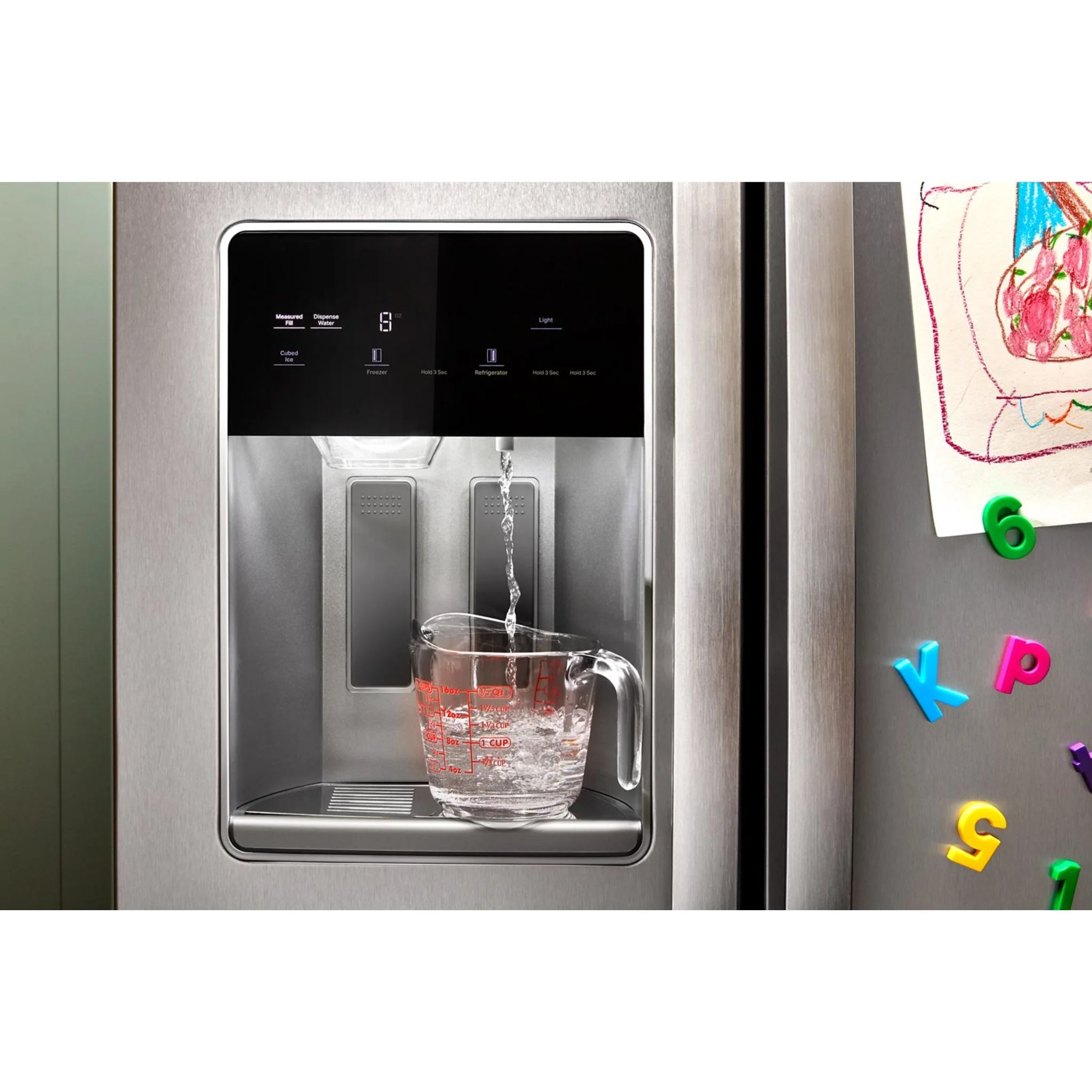 Whirlpool 36-inch Counter Depth Side-by-Side Refrigerator with TruCoolSystem -Fingerprint Resistant Stainless Steel (WRSC5536RZ) - Image 8