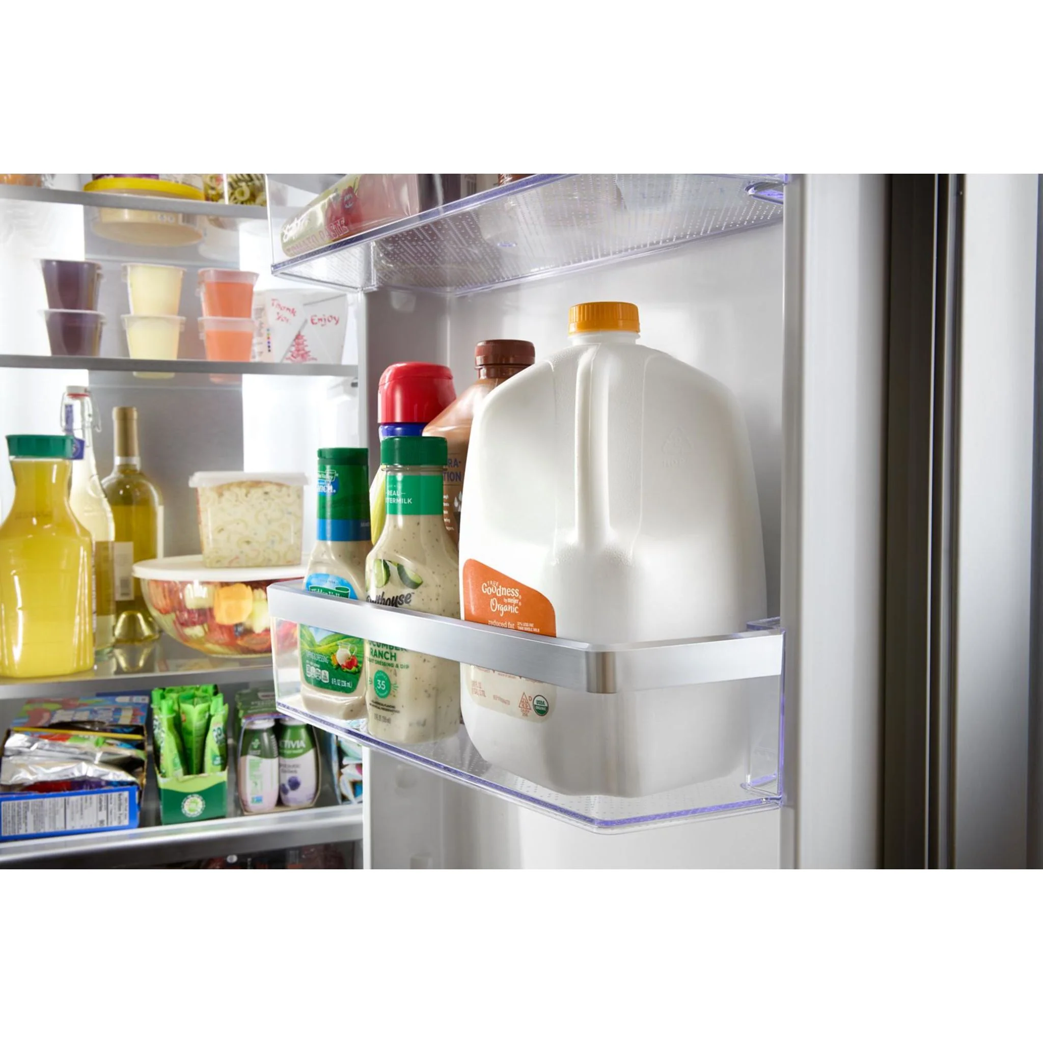 Whirlpool 36-inch Counter Depth Side-by-Side Refrigerator with Prep &amp; Store Bins -Fingerprint Resistant Stainless Steel (WRSC6536RZ) - Image 22