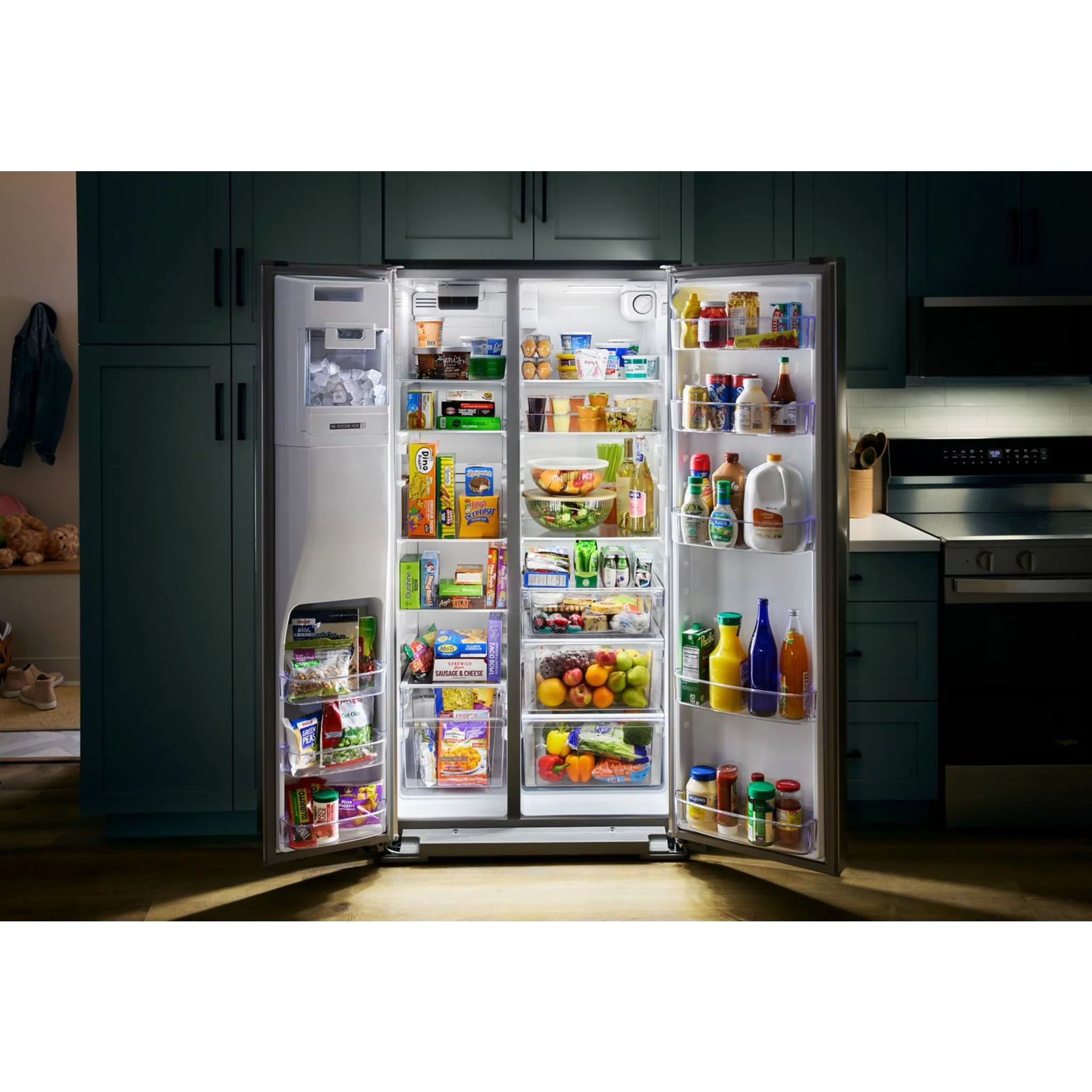 Whirlpool 36-inch Full Depth Side-by-Side Refrigerator with TruCoolSystem -Black (WRSF5536RB) - Image 20