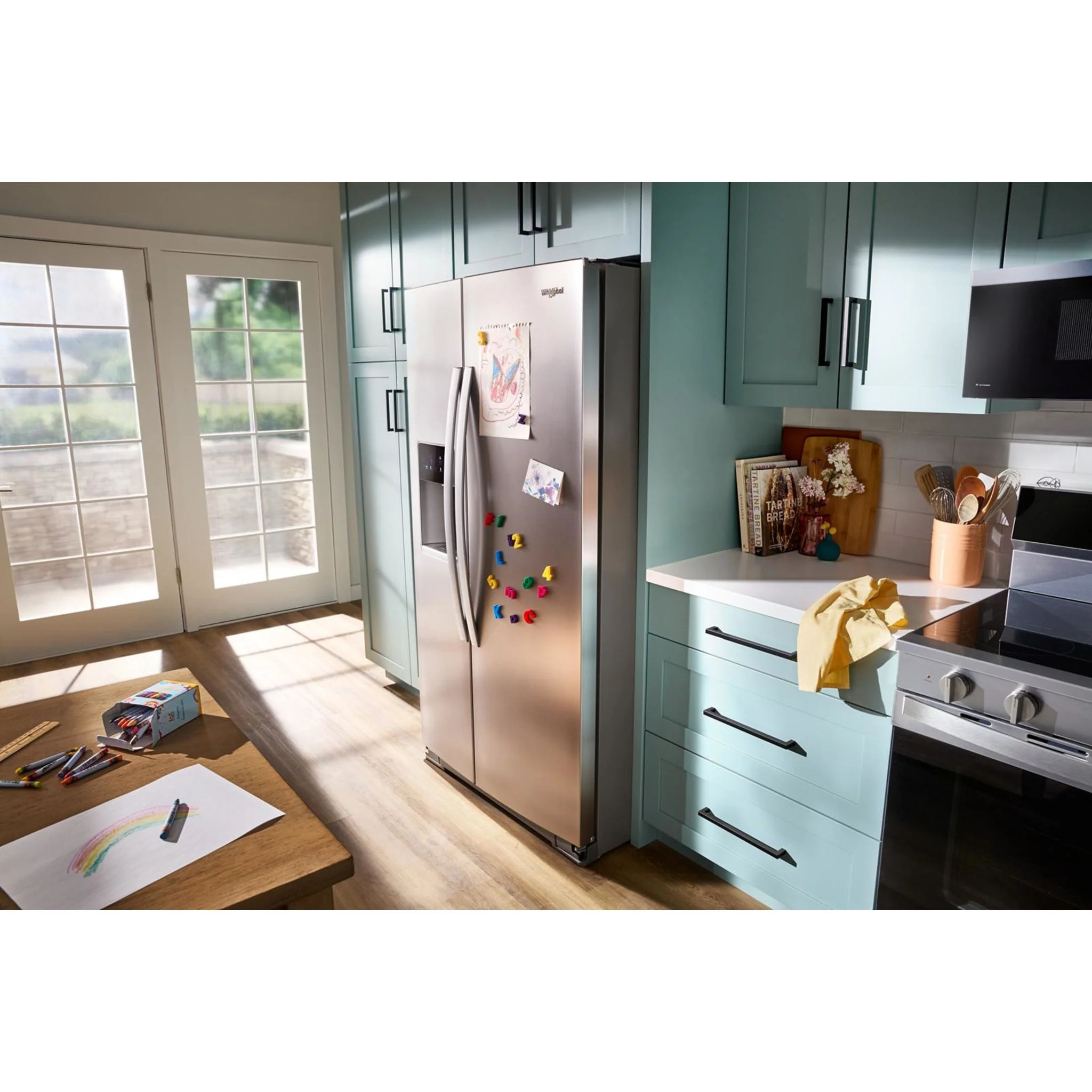Whirlpool 36-inch Full Depth Side-by-Side Refrigerator with TruCoolSystem -Black Stainless Finish (WRSF5536RV) - Image 16