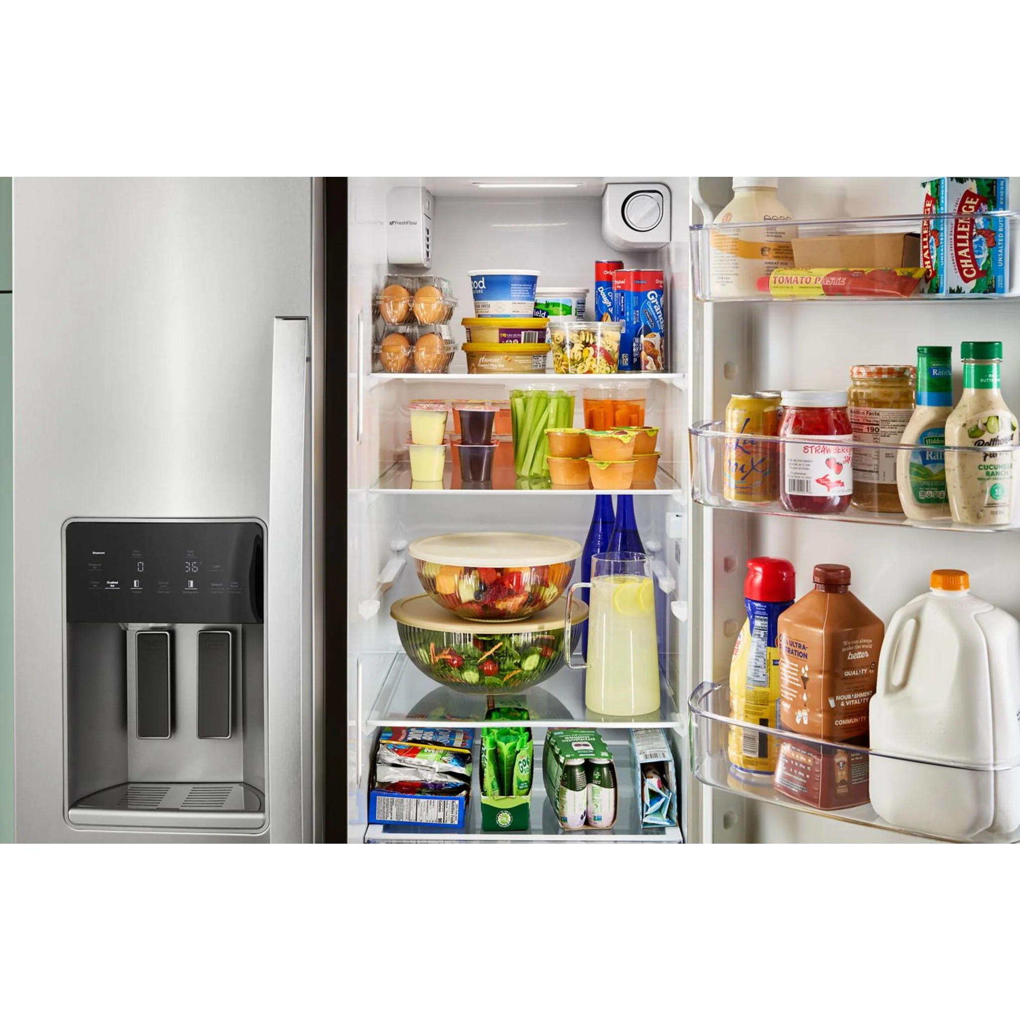 Whirlpool 36-inch Full Depth Side-by-Side Refrigerator with TruCoolSystem -Black Stainless Finish (WRSF5536RV) - Image 20