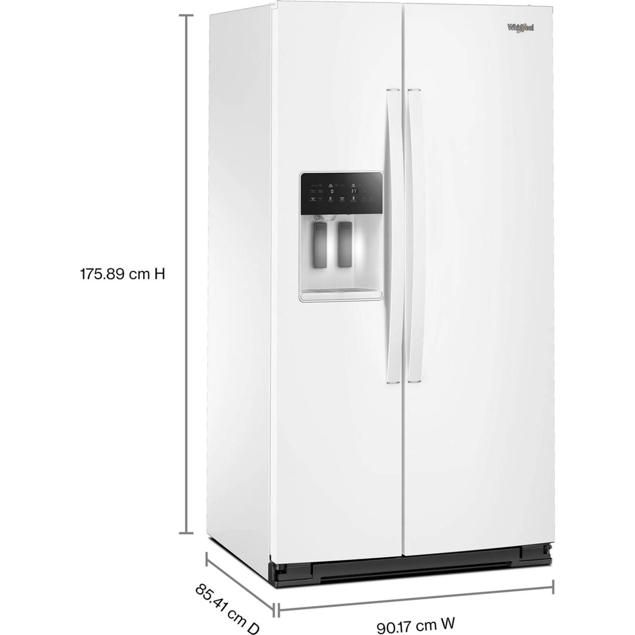 Whirlpool 36-inch Full Depth Side-by-Side Refrigerator with TruCoolSystem -White (WRSF5536RW) - Image 5