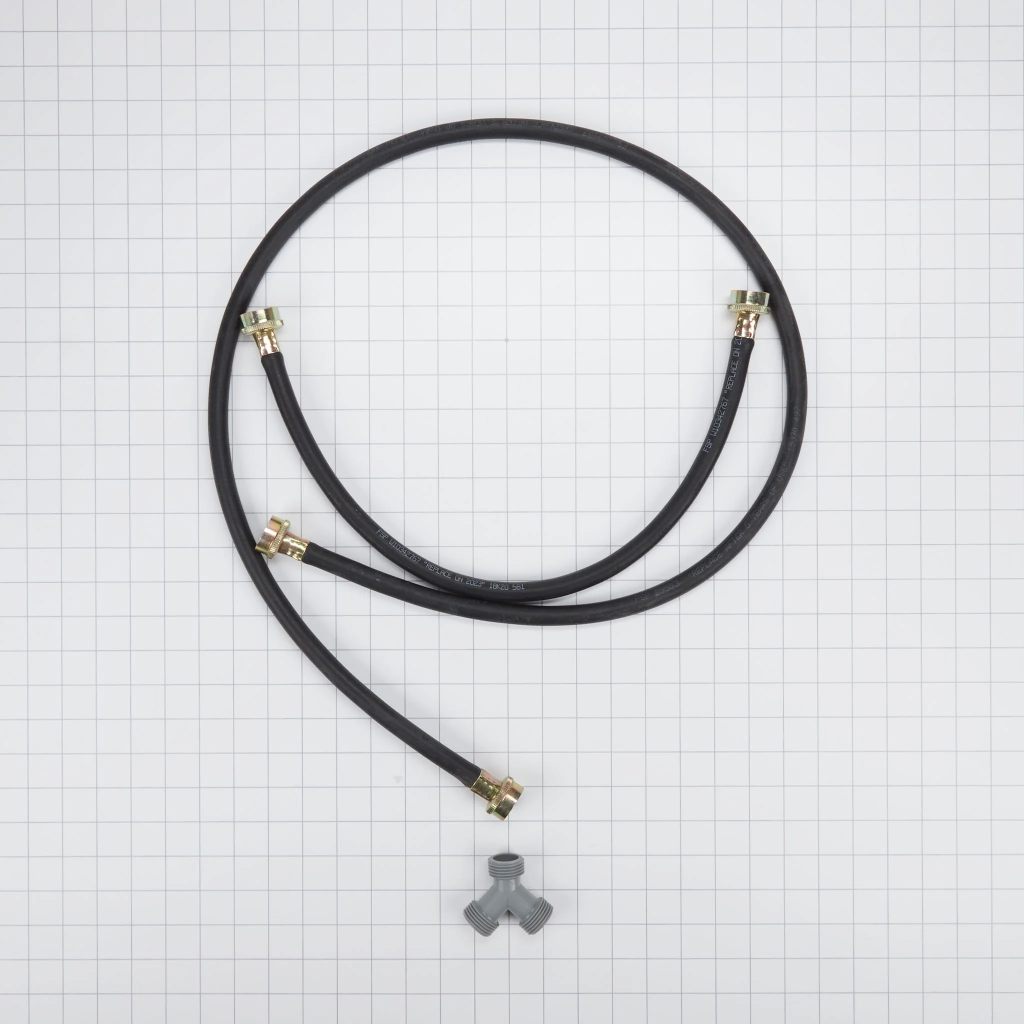 Whirlpool Hose Kit for Steam Dryer - (1) 3' hose, (1) 5' hose - (W10044609A) - Image 3