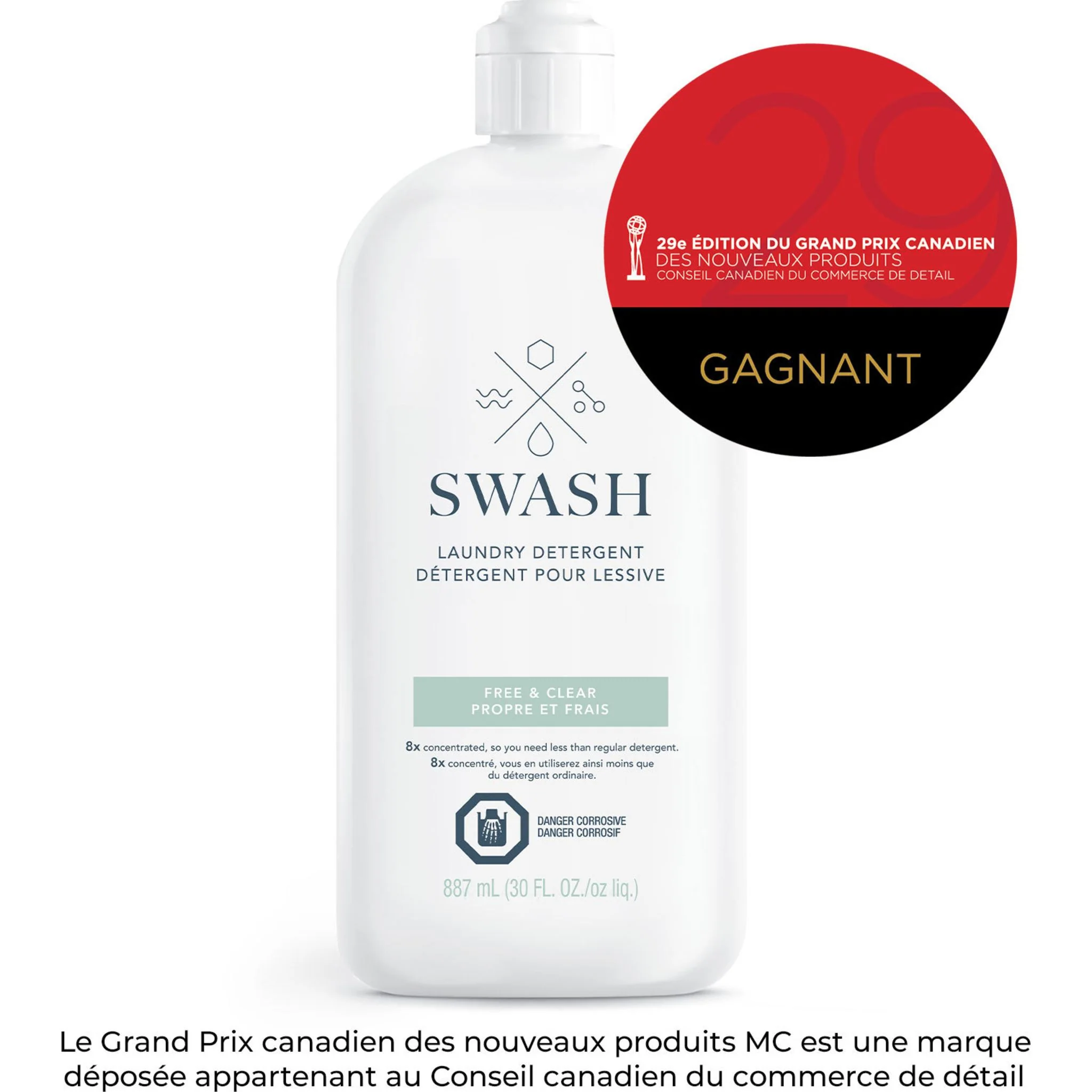 Whirlpool Swash Free & Clear Laundry Detergent - (SWHLDLFF2B)