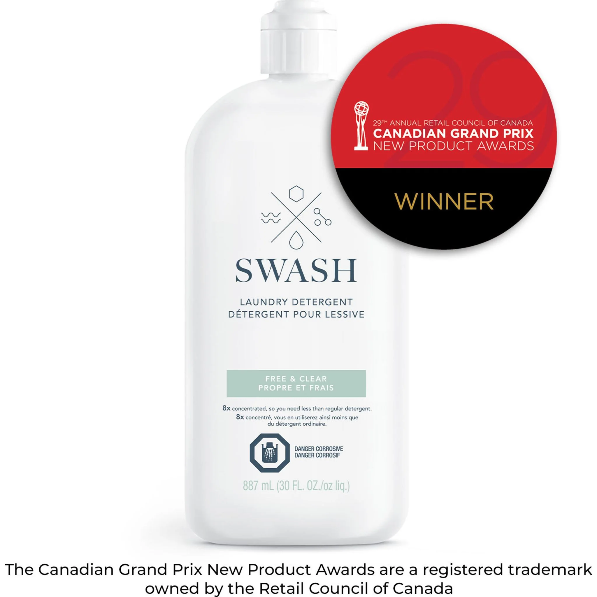 Whirlpool Swash Free & Clear Laundry Detergent - (SWHLDLFF2B) - Image 2