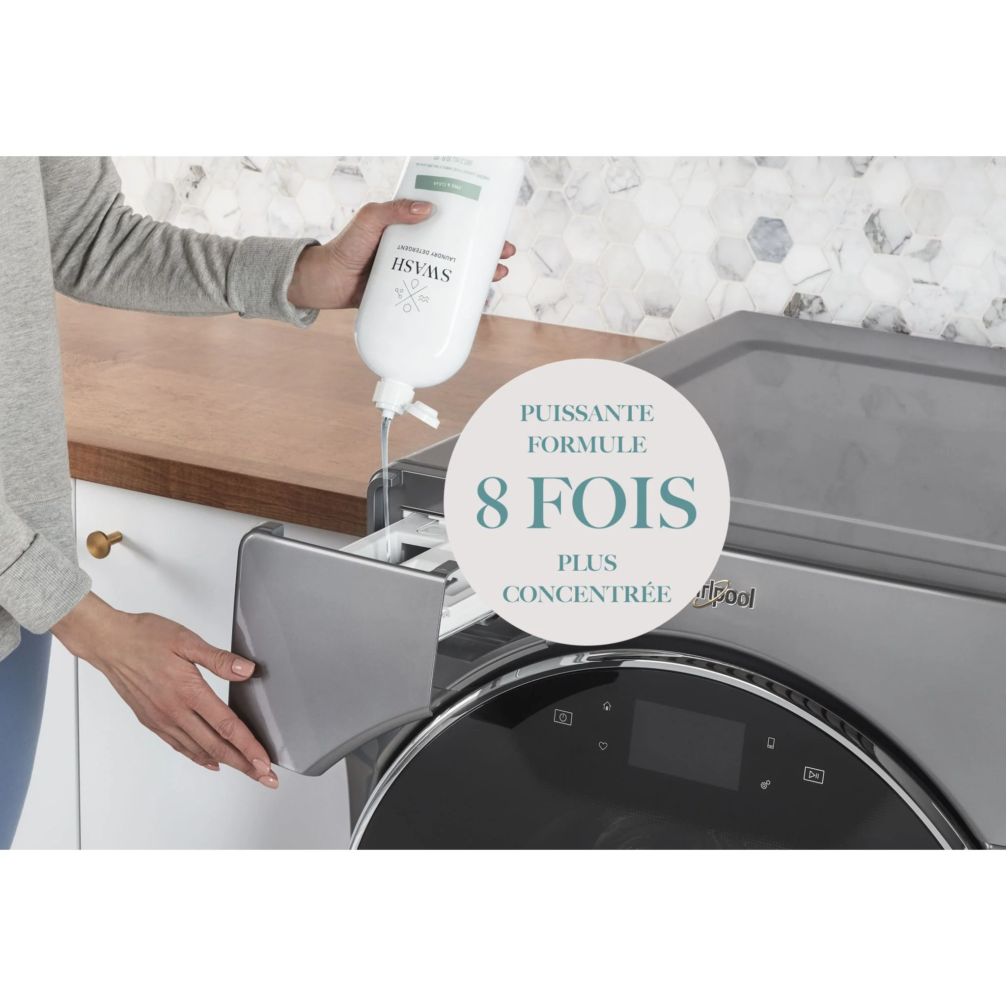 Whirlpool Swash Free & Clear Laundry Detergent - (SWHLDLFF2B) - Image 3