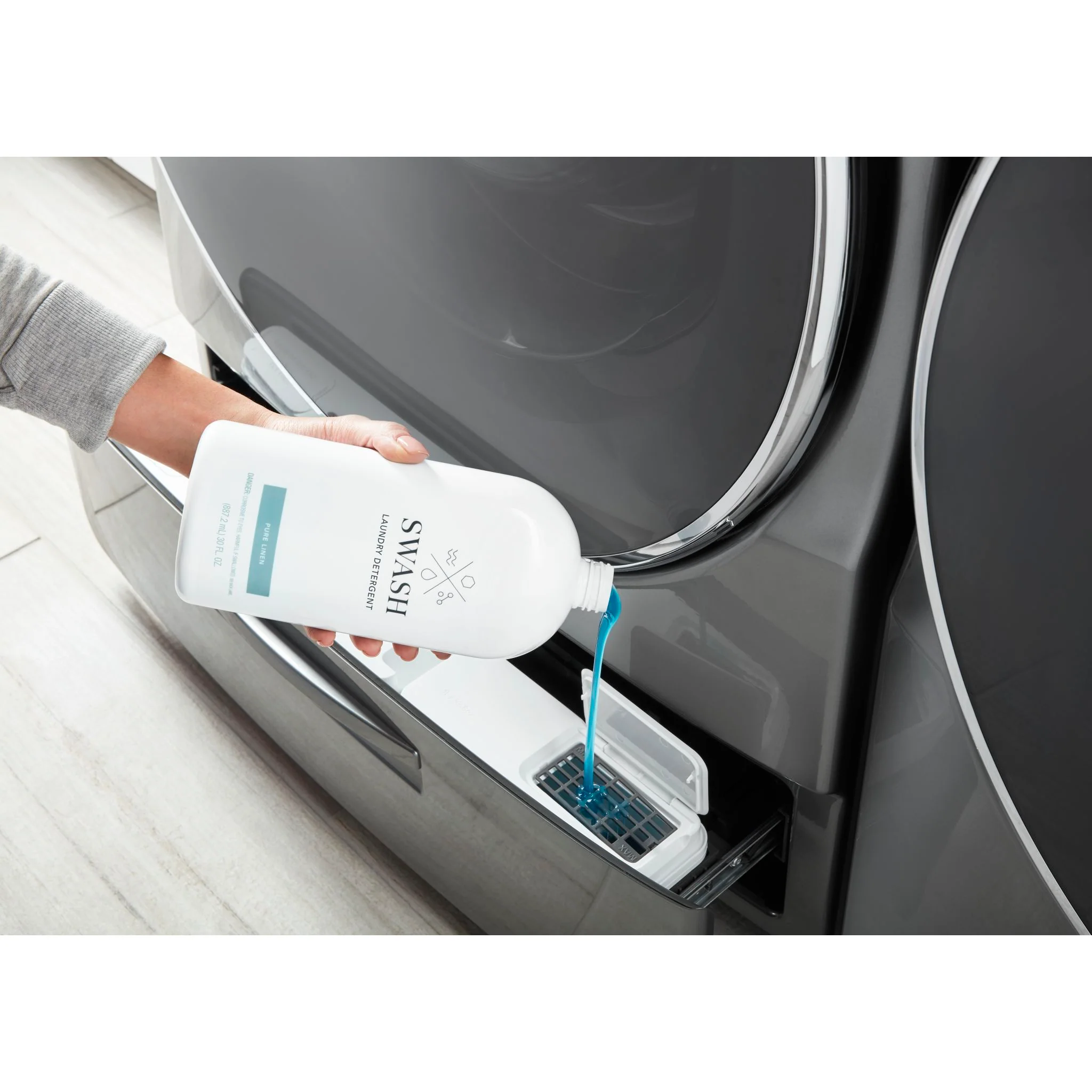 Whirlpool Swash Smells Like Clean Laundry HE Ultra-Concentrated Liquid Laundry Detergent -  (SWHLDLFL2B) - Image 8