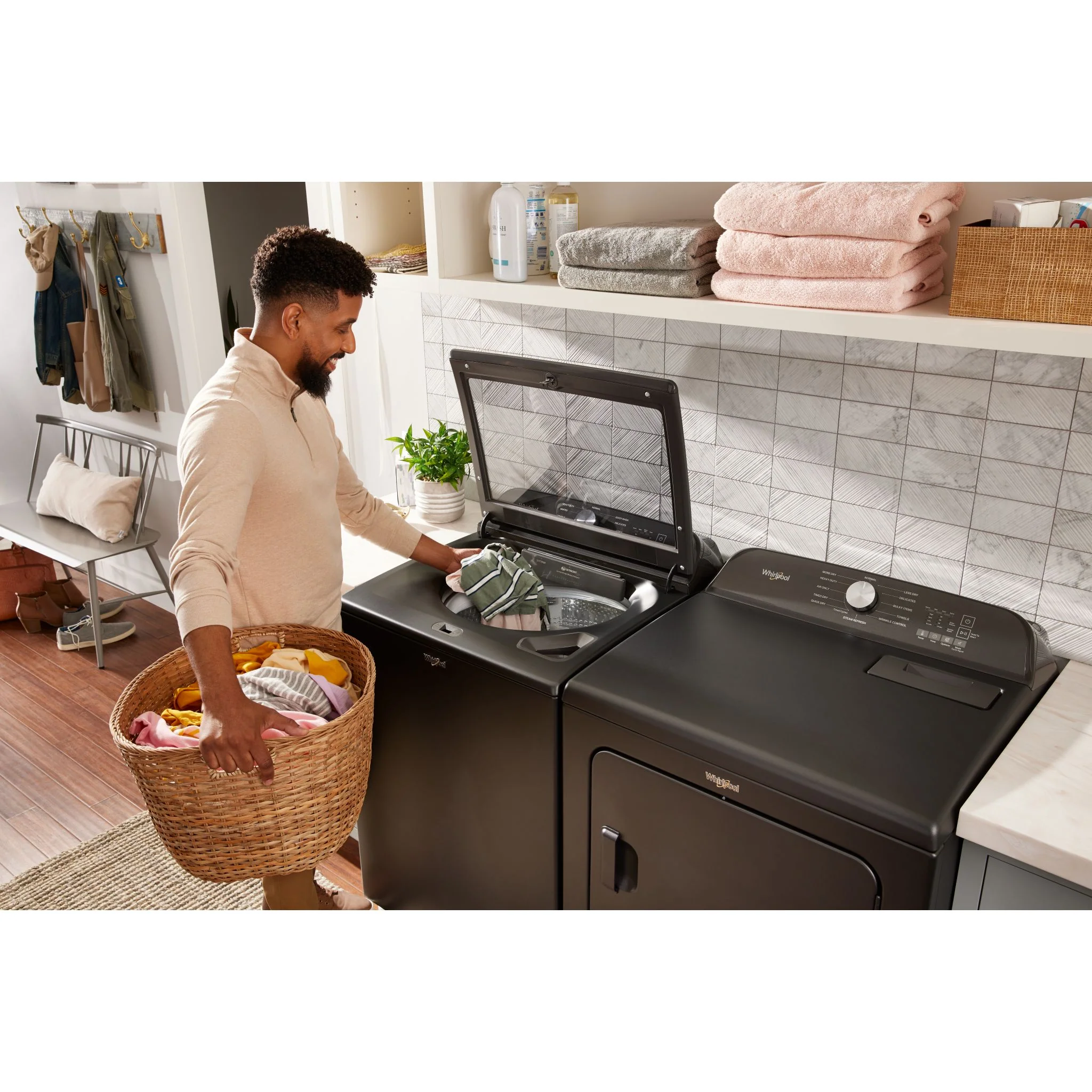 Whirlpool Top Load Pair (WTW6157PB-YWED6150PB ) - Image 10