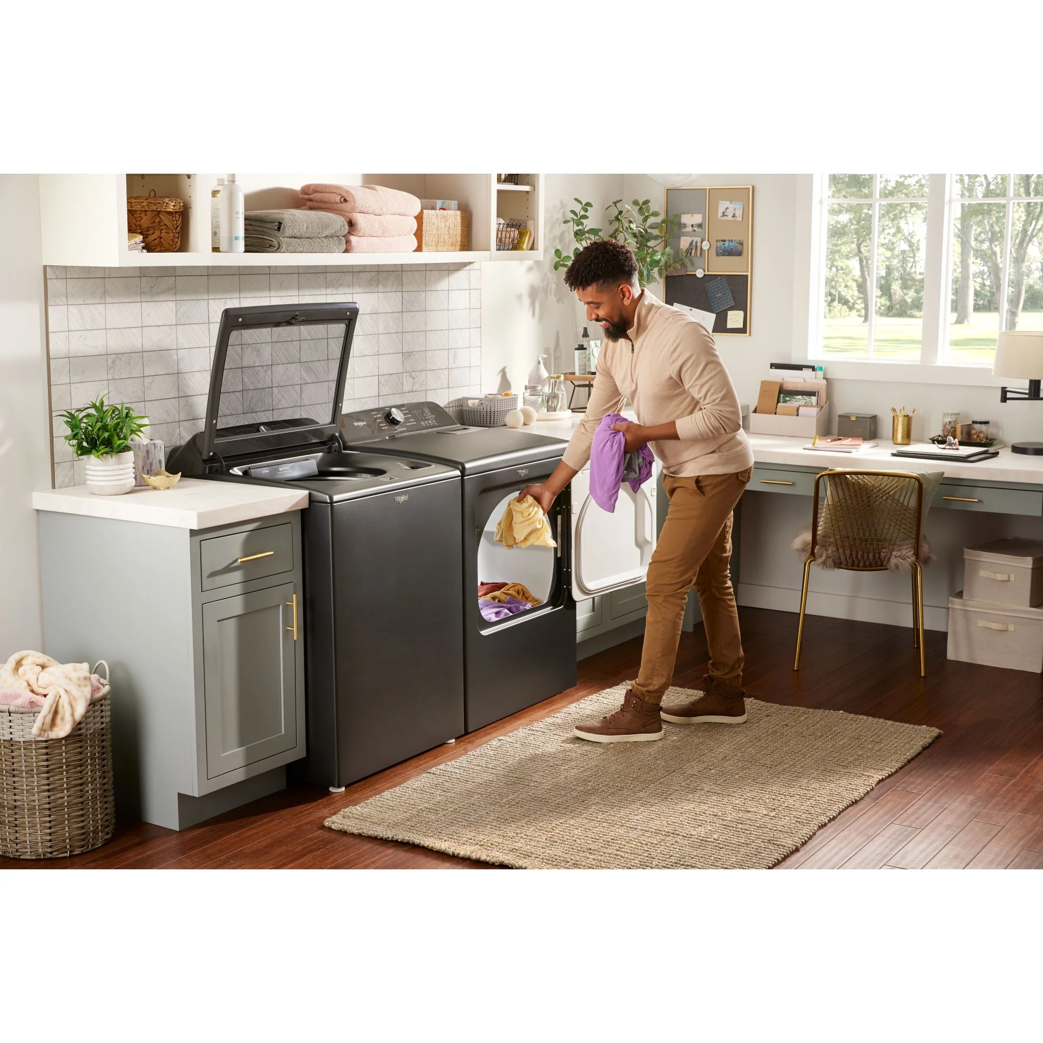 Whirlpool Top Load Pair (WTW6157PB-YWED6150PB ) - Image 11