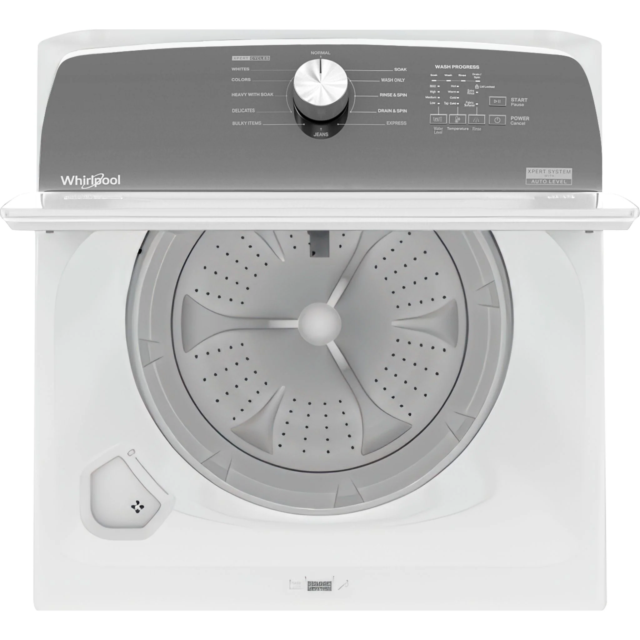 Whirlpool 4.5 Cu. Ft. IEC Top Load Impeller Washer -White (WTW4000SW) - Image 4