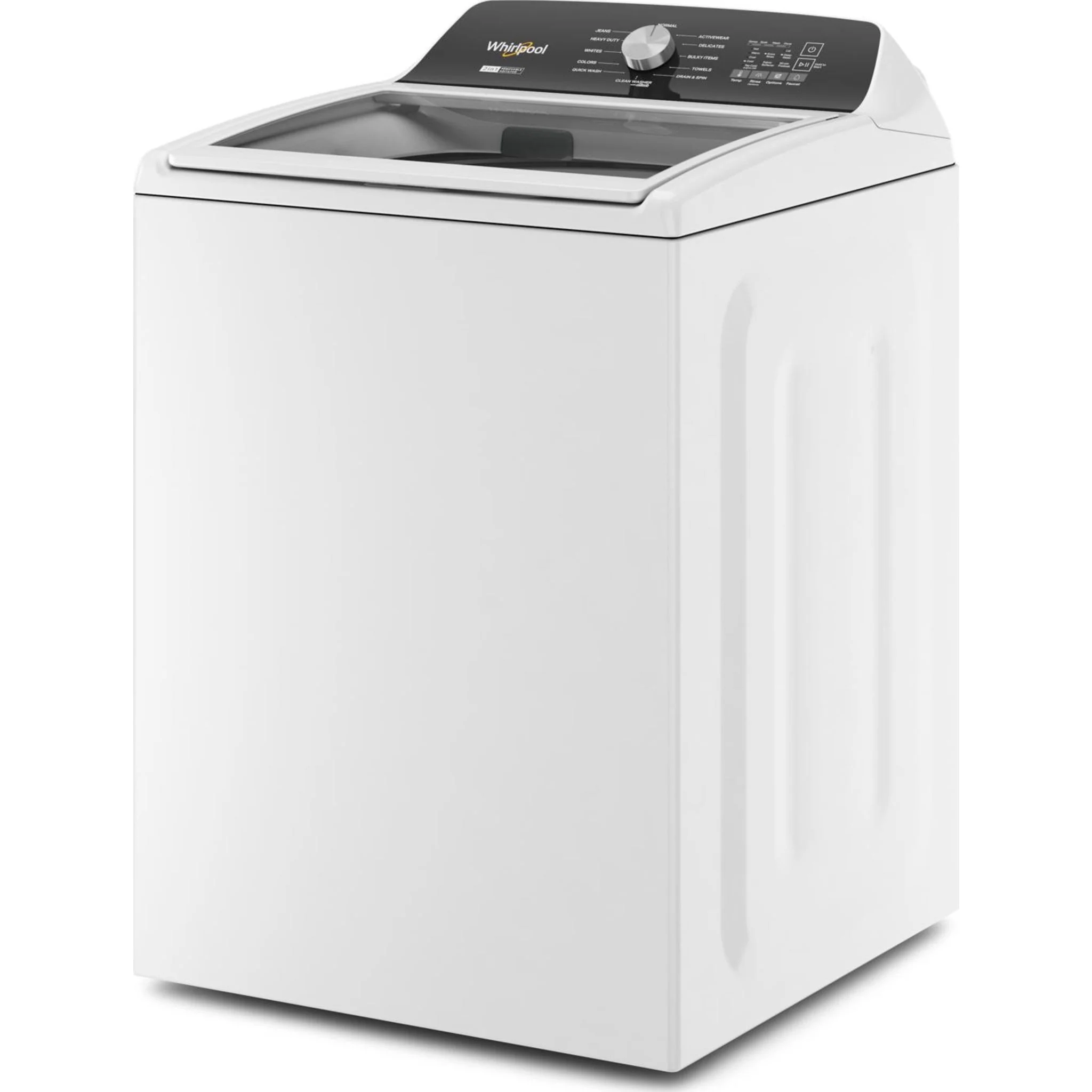 Whirlpool 5.4 - 5.5 Cu. Ft. Capacity Top Load Washer with Removable Agitator -White (WTW5057LW) - Image 17