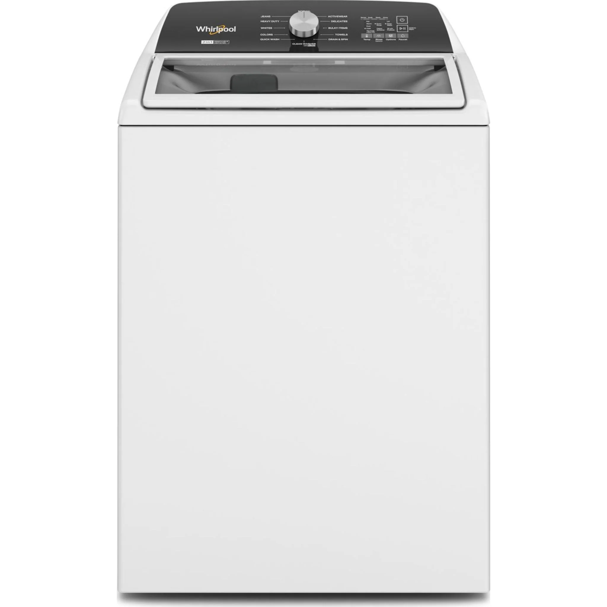 Whirlpool 5.4 - 5.5 Cu. Ft. Capacity Top Load Washer with Removable Agitator -White (WTW5057LW) - Image 33
