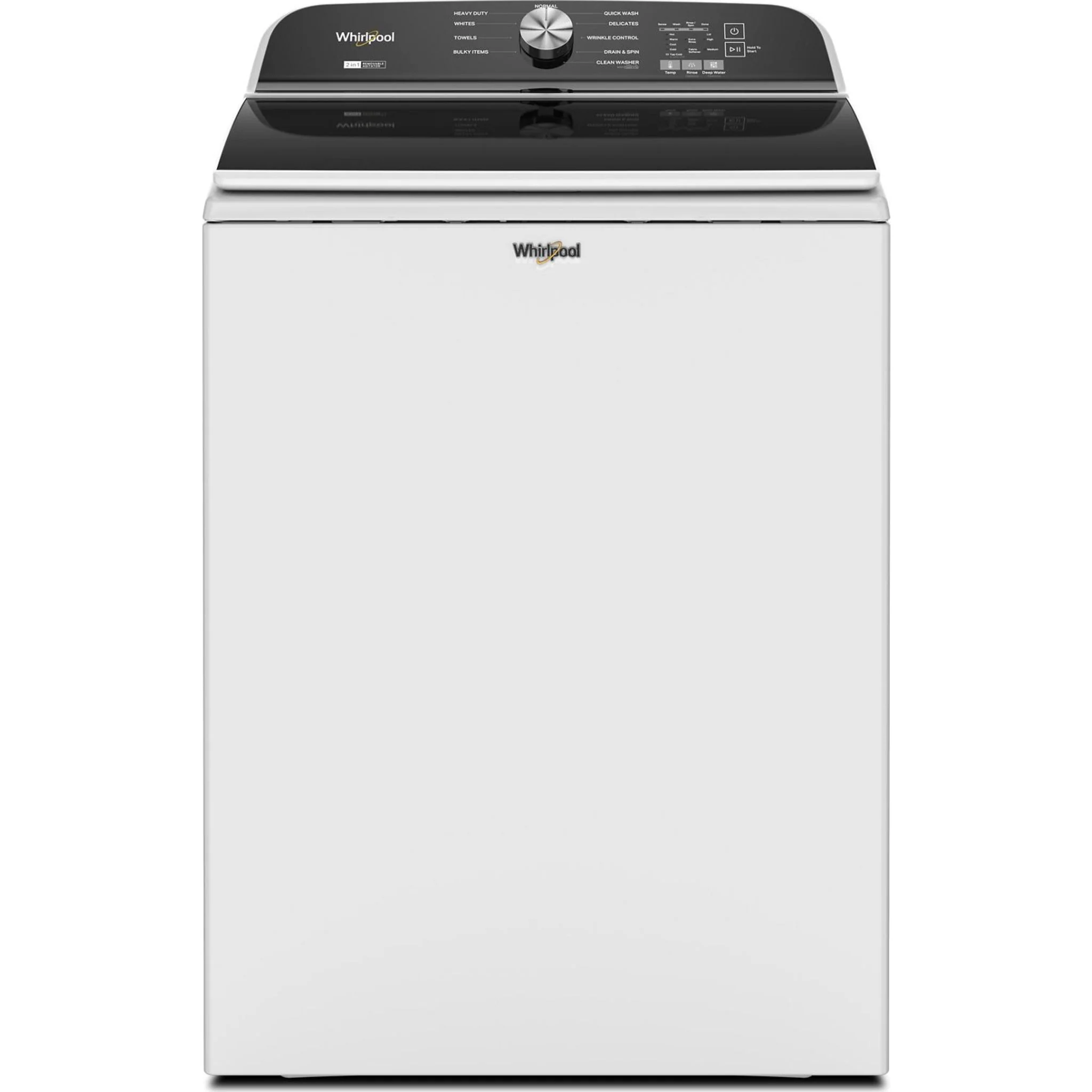 Whirlpool 6.0-6.1 Cu. Ft. Top Load Washer with Removable Agitator -White (WTW6157PW)