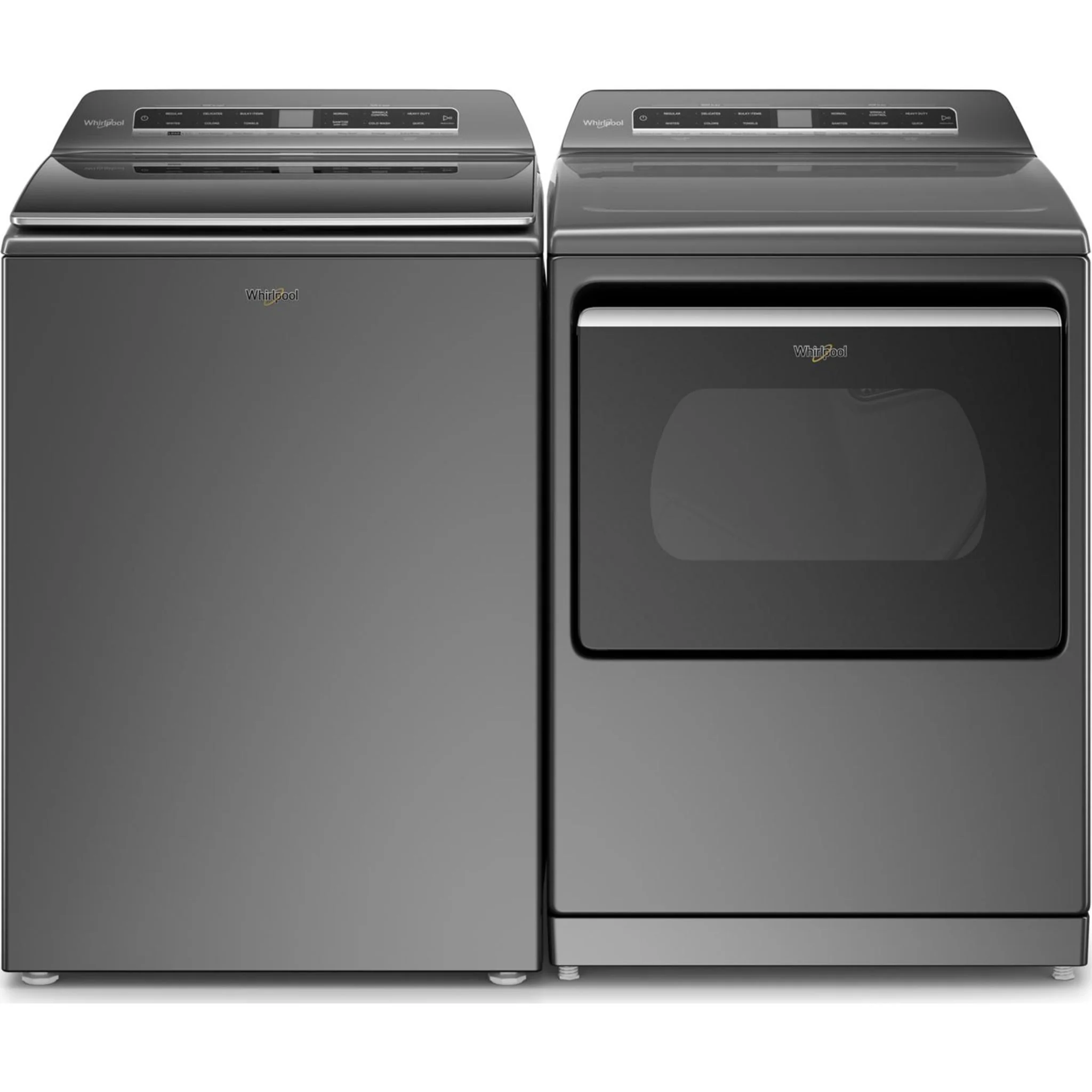 Whirlpool 6.0 - 6.1 cu. ft.(IEC) Top Load Washer with 2 in 1 Removable Agitator -Chrome Shadow (WTW8127LC) - Image 17