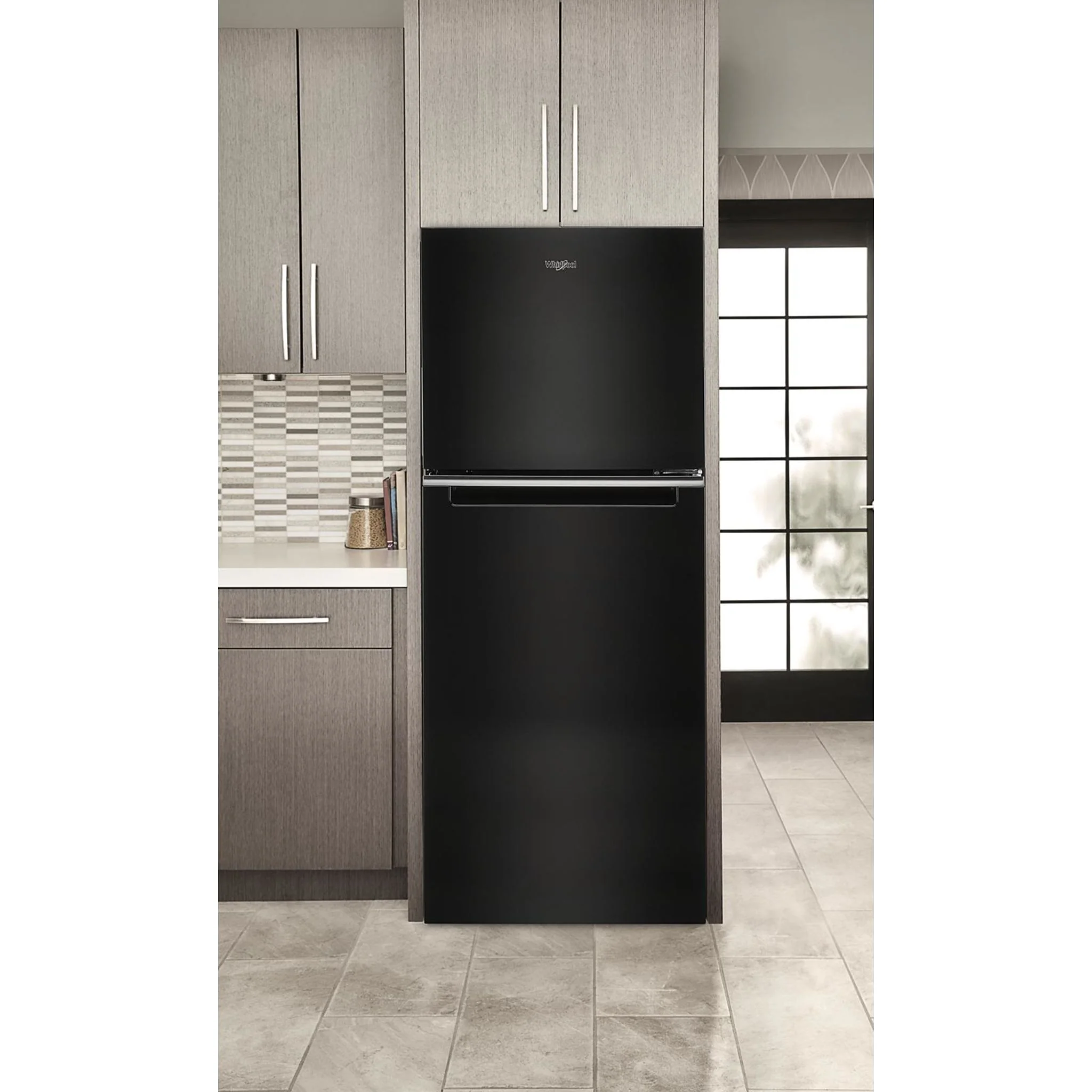 Whirlpool 24-inch Wide Small Space Top-Freezer Refrigerator - 11.6 cu. ft. -Black (WRT112CZJB) - Image 21