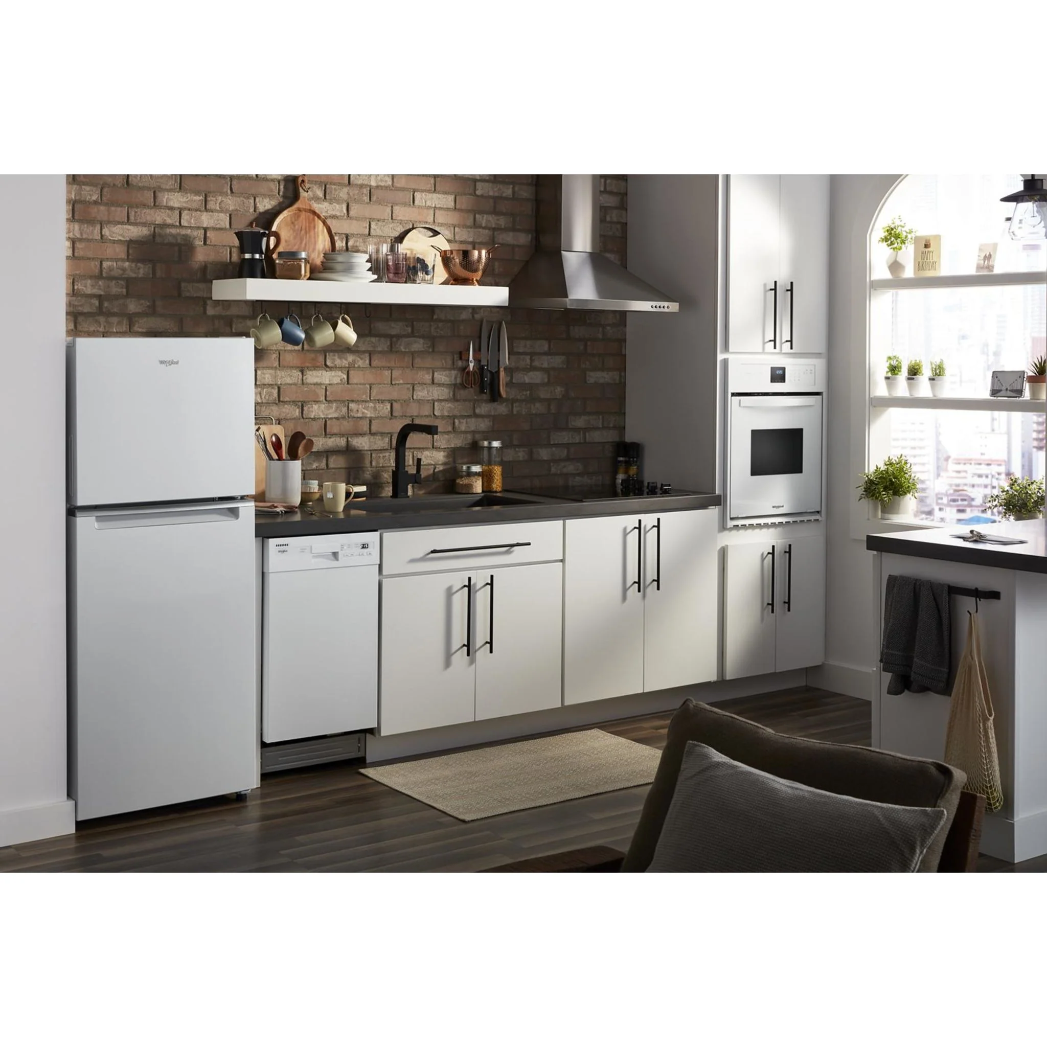 Whirlpool 24-inch Wide Small Space Top-Freezer Refrigerator - 11.6 cu. ft. -White (WRT112CZJW) - Image 10