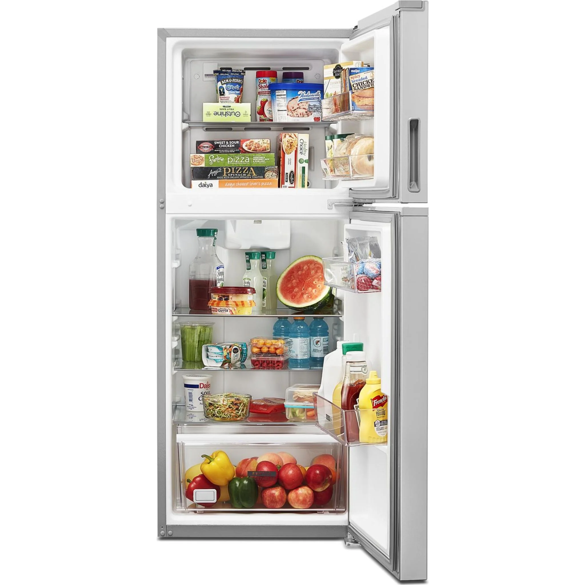 Whirlpool 24-inch Wide Small Space Top-Freezer Refrigerator - 11.6 cu. ft. -Fingerprint Resistant Stainless (WRT112CZJZ) - Image 17