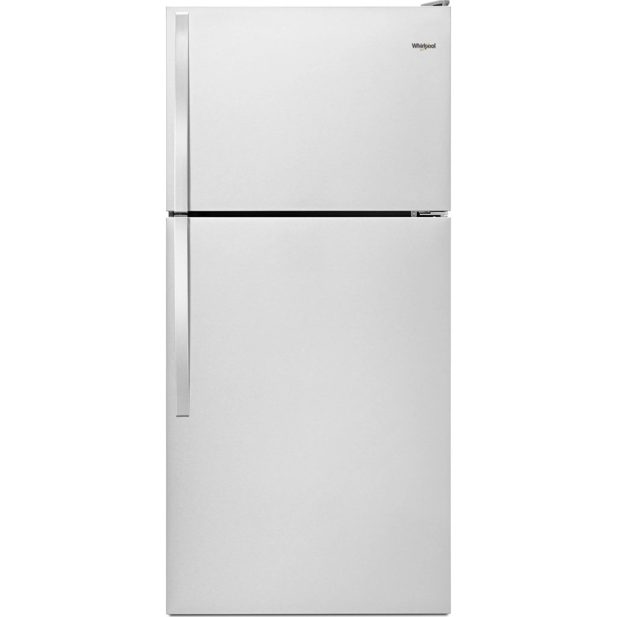 Whirlpool 30" Wide Top-Freezer Refrigerator -Monochromatic Stainless Steel (WRT148FZDM) - Image 2