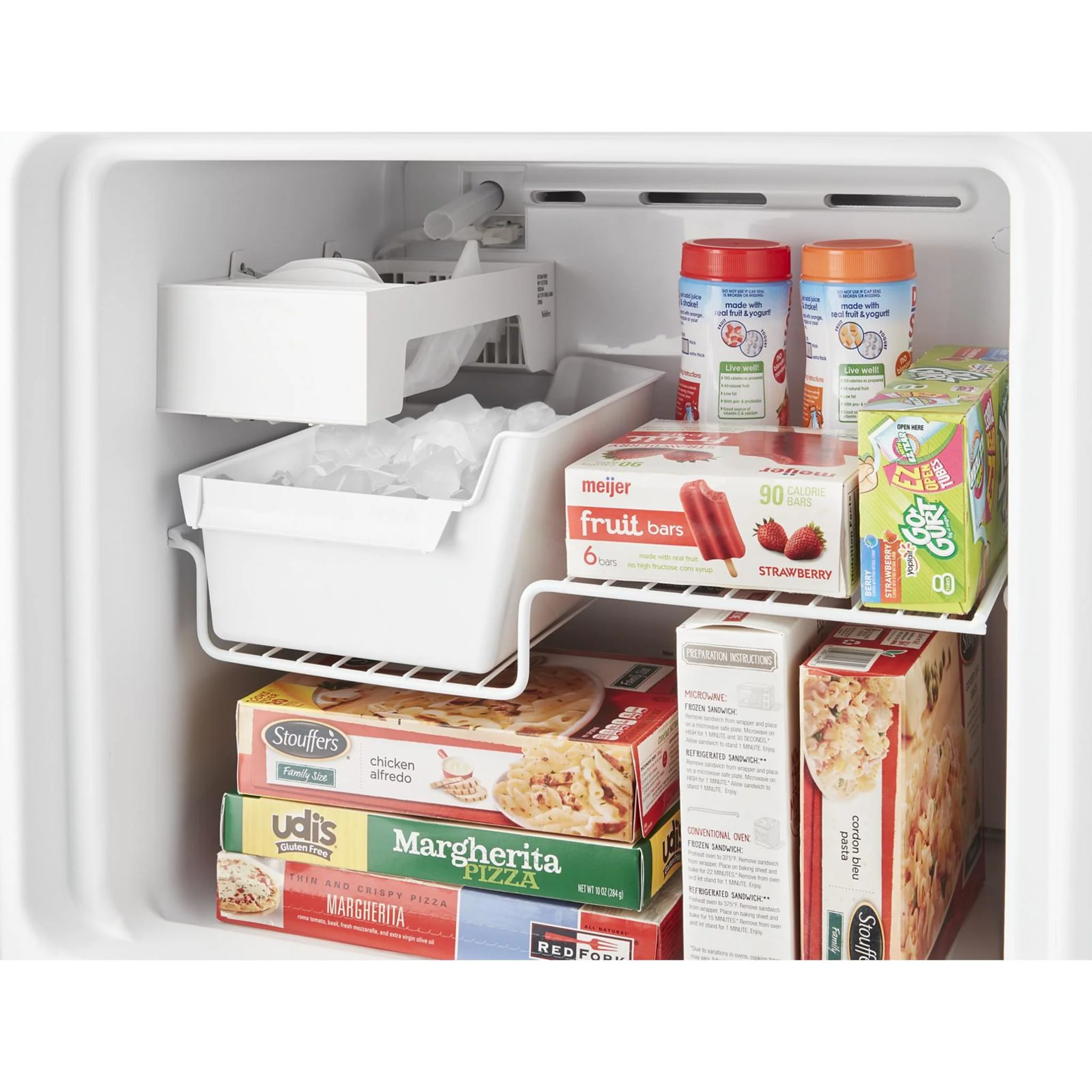 Whirlpool 24-inch Wide Small Space Top-Freezer Refrigerator - 11.6 cu. ft. -Black (WRT312CZJB) - Image 2