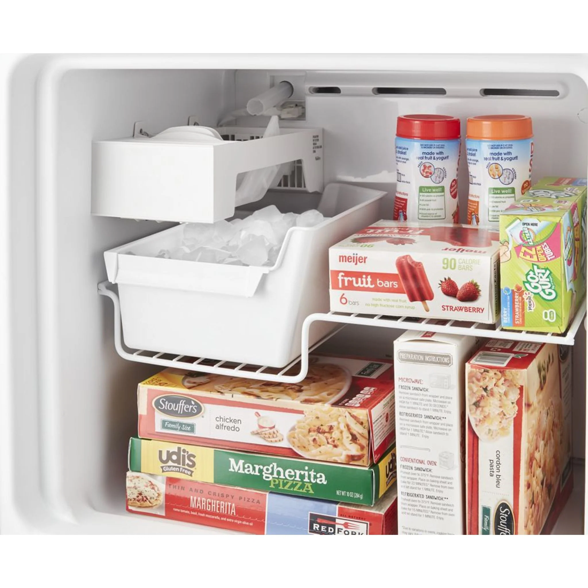 Whirlpool 24-inch Wide Small Space Top-Freezer Refrigerator - 11.6 cu. ft. -White (WRT312CZJW) - Image 4