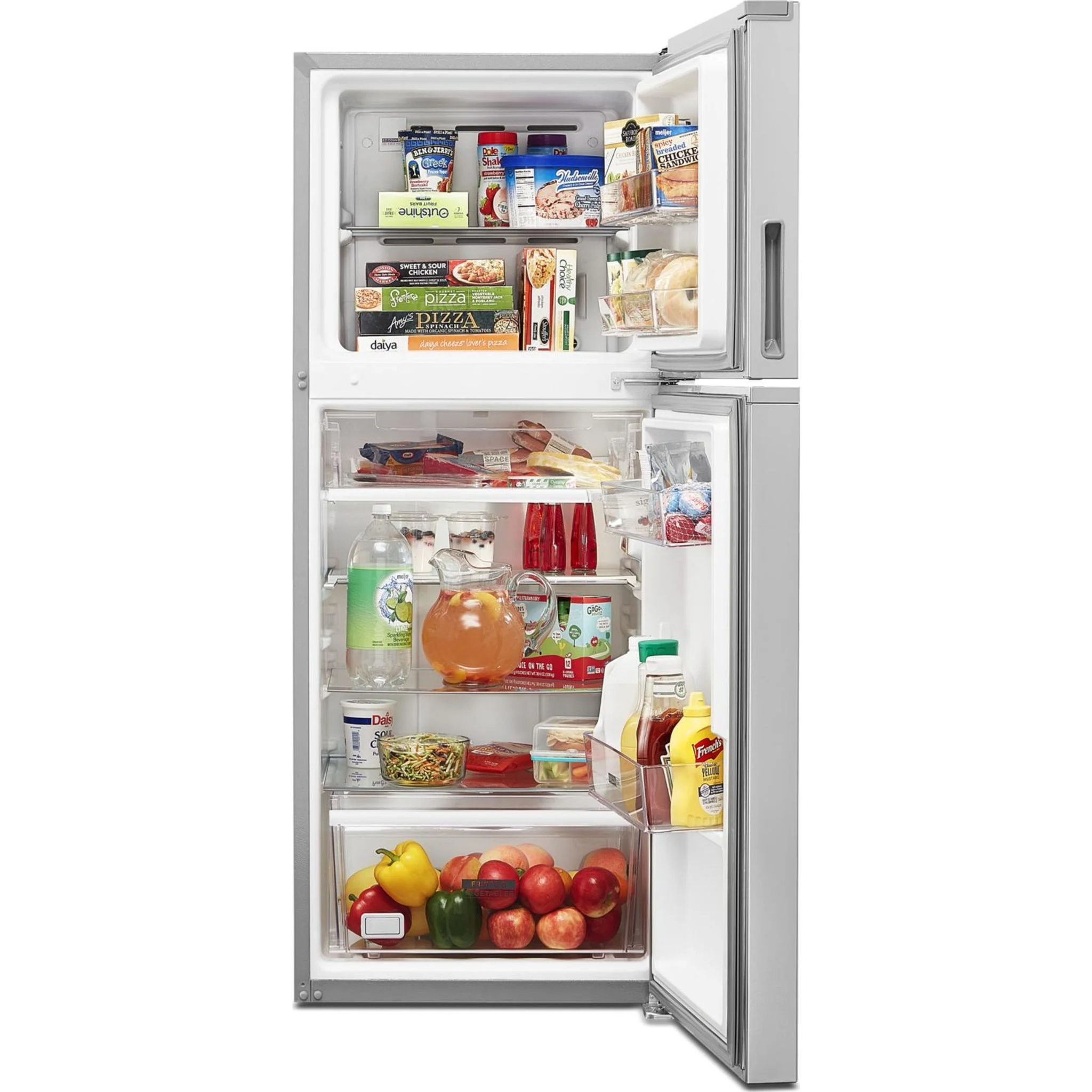 Whirlpool 24-inch Wide Small Space Top-Freezer Refrigerator - 11.6 cu. ft. -Fingerprint Resistant Stainless (WRT312CZJZ) - Image 23