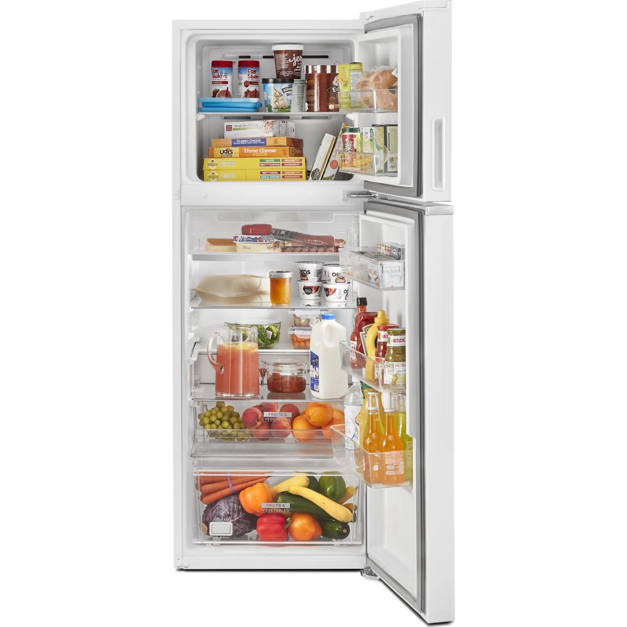 Whirlpool 24-inch Wide Small Space Top-Freezer Refrigerator - 12.9 cu. ft. -White (WRT313CZLW) - Image 5