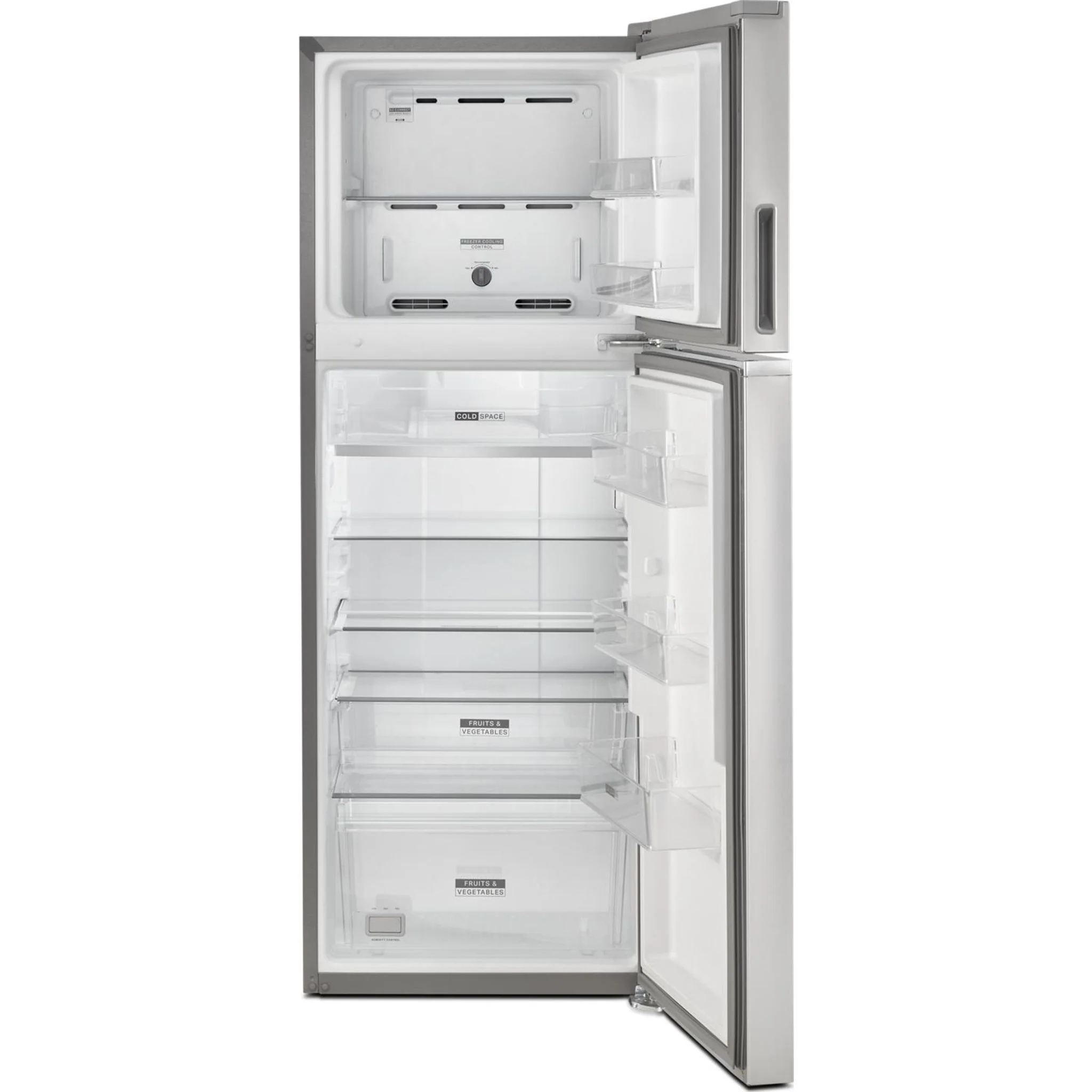 Whirlpool 24-inch Wide Small Space Top-Freezer Refrigerator - 12.9 cu. ft. -Fingerprint Resistant Stainless (WRT313CZLZ) - Image 10