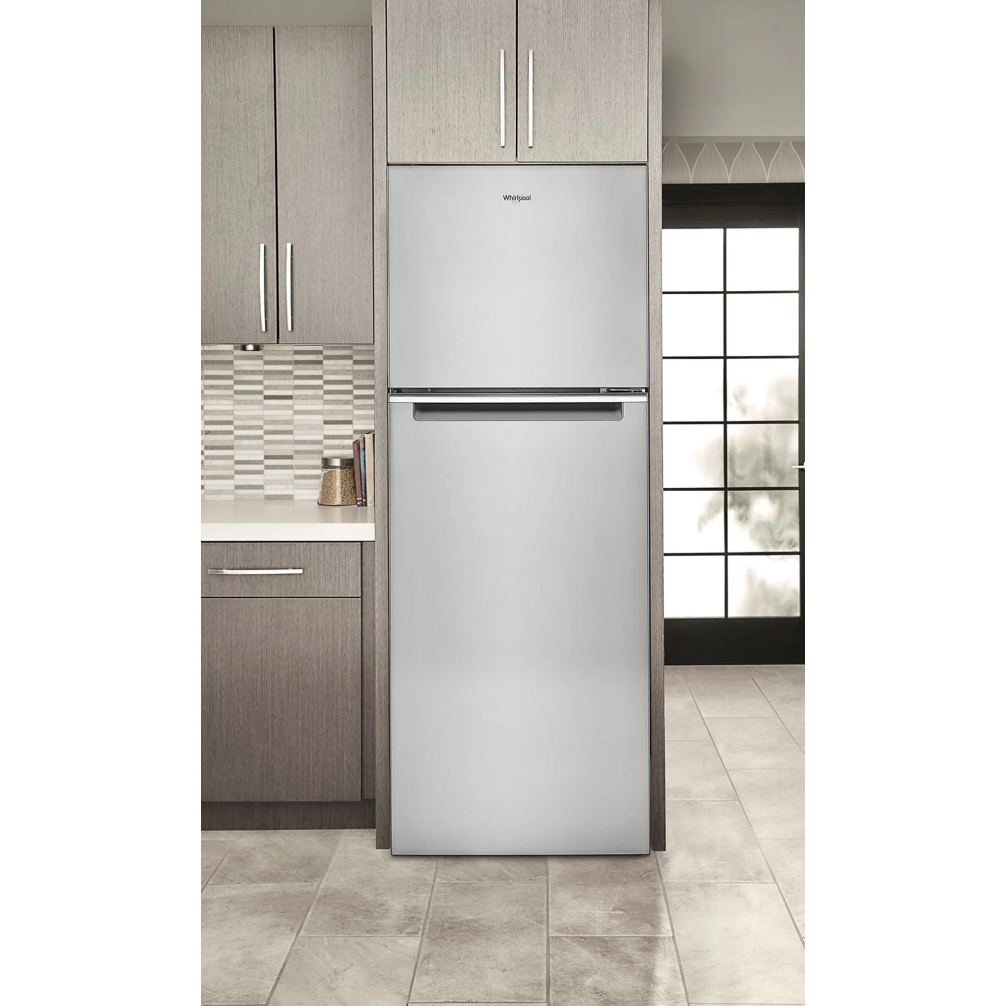 Whirlpool 24-inch Wide Small Space Top-Freezer Refrigerator - 12.9 cu. ft. -Fingerprint Resistant Stainless (WRT313CZLZ) - Image 12